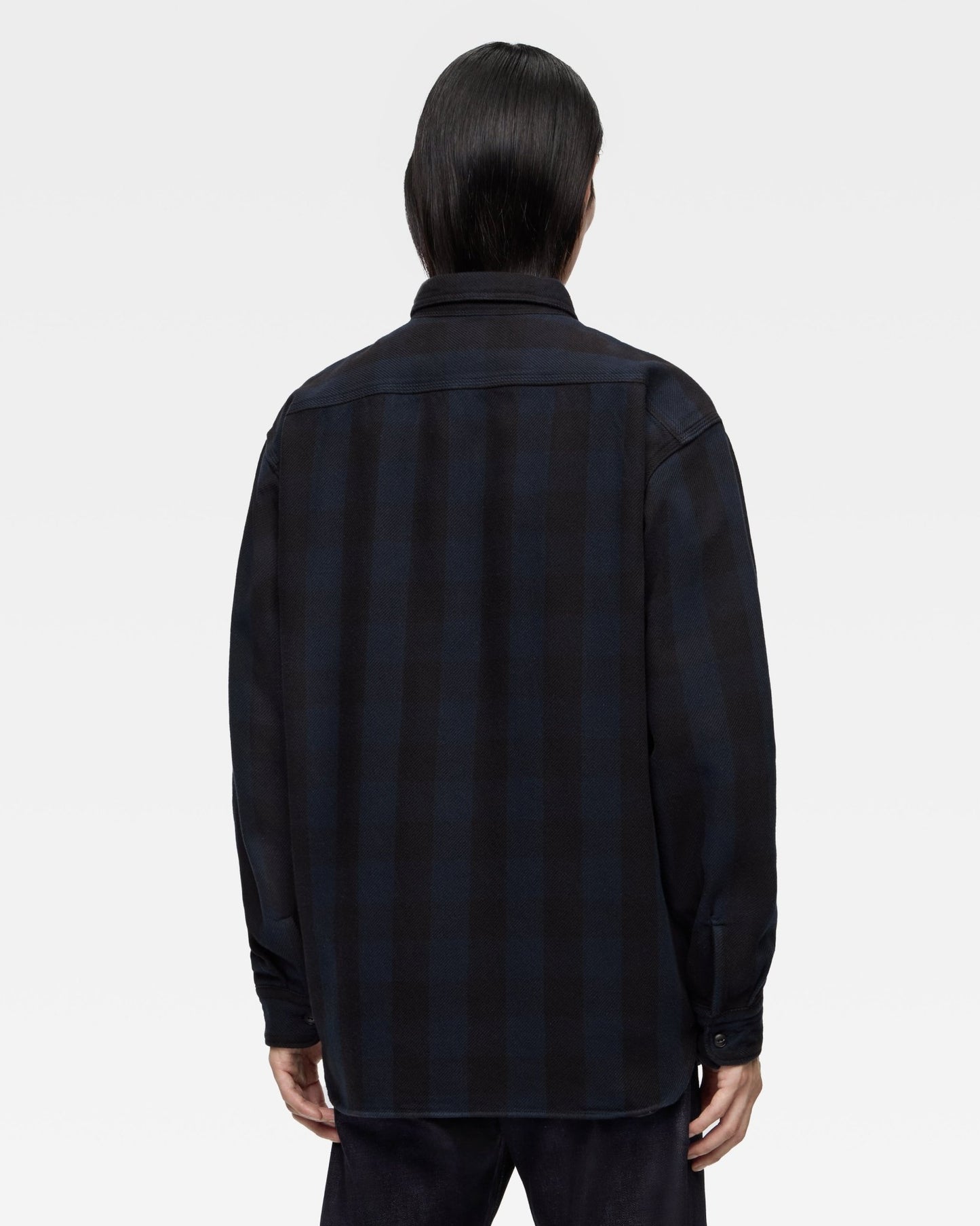 BLOCK CHECK L/S SHIRT - MOMOTARO JEANS
