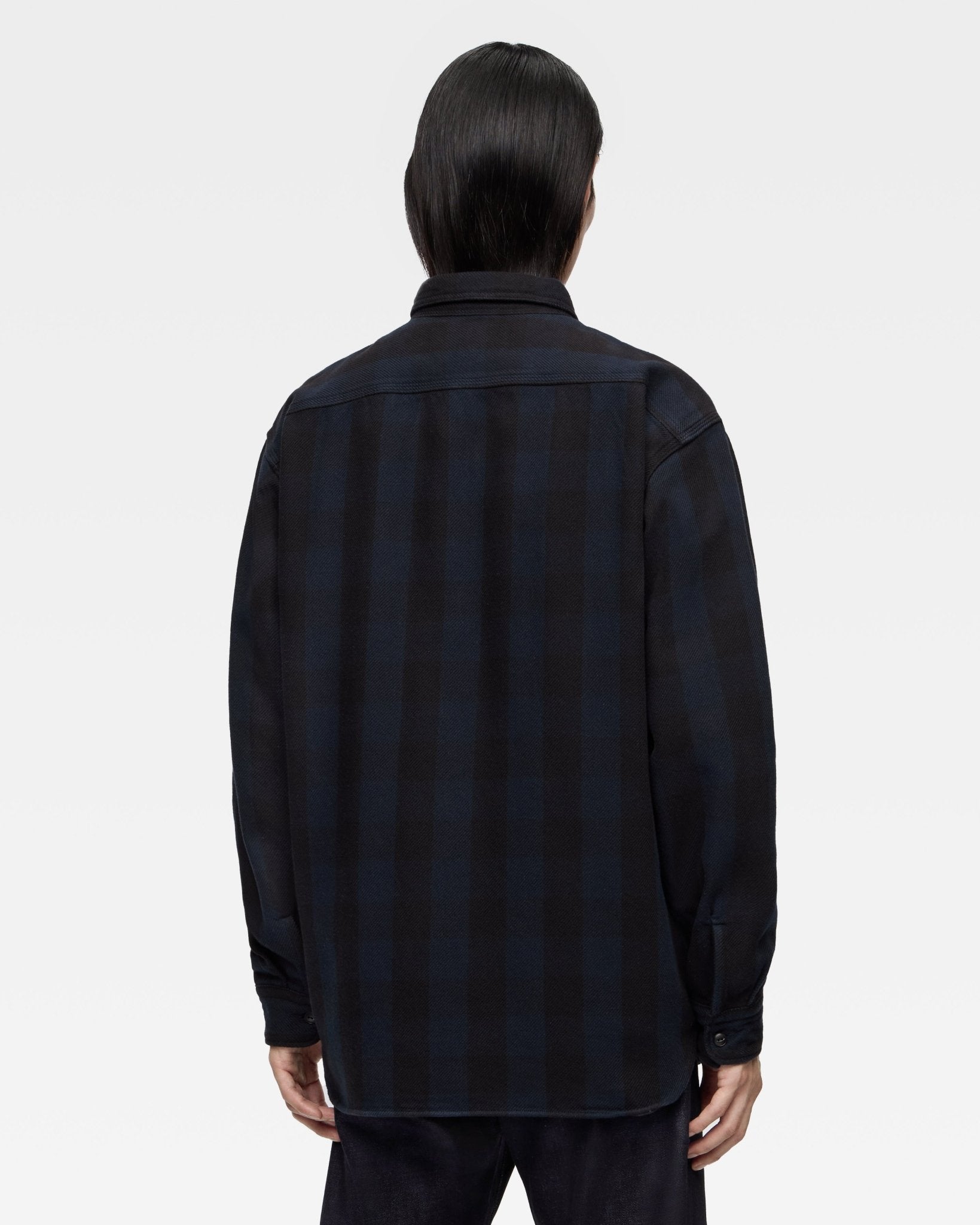 BLOCK CHECK L/S SHIRT - MOMOTARO JEANS