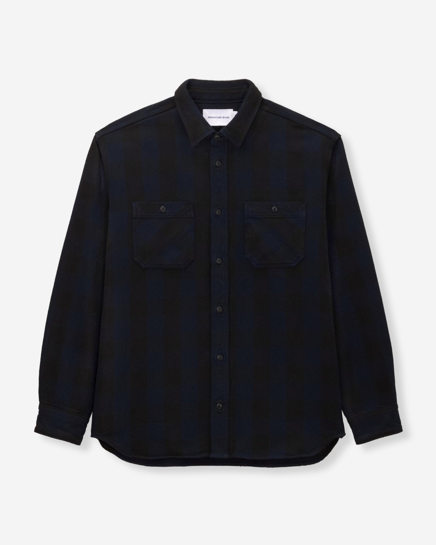 BLOCK CHECK L/S SHIRT - MOMOTARO JEANS