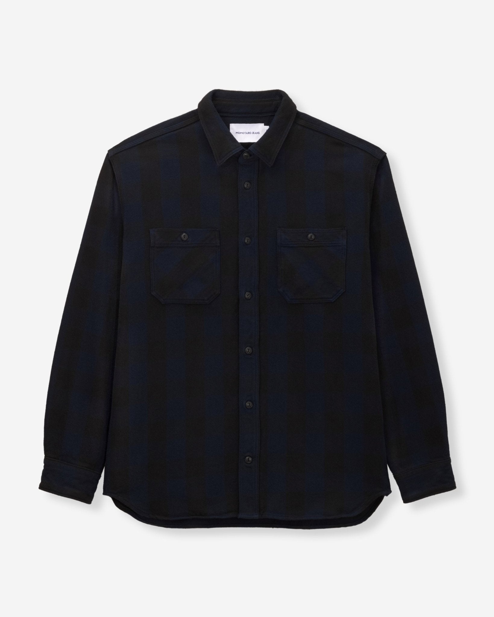 BLOCK CHECK L/S SHIRT - MOMOTARO JEANS