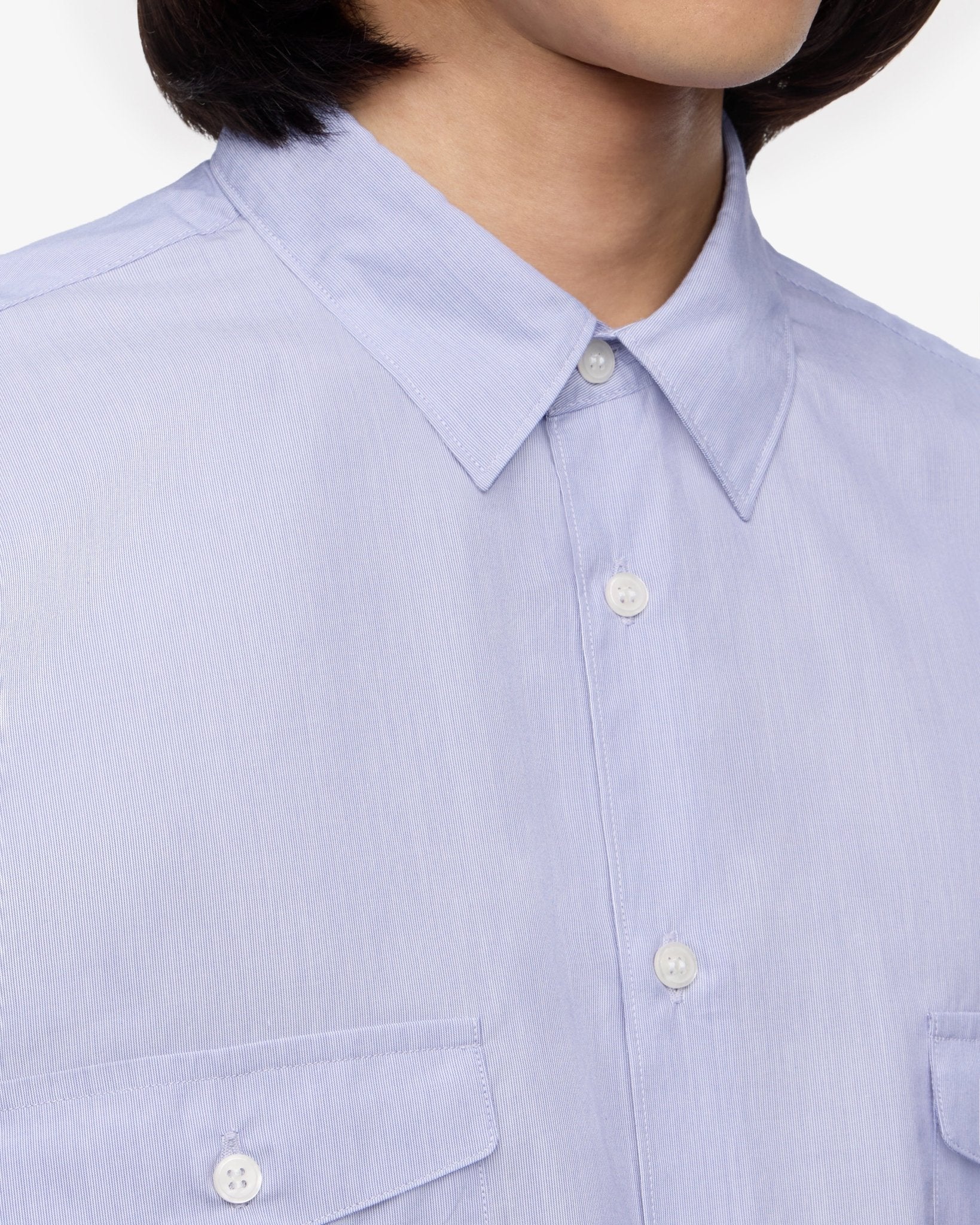 BROAD STRIPE L/S SHIRTS - MOMOTARO JEANS