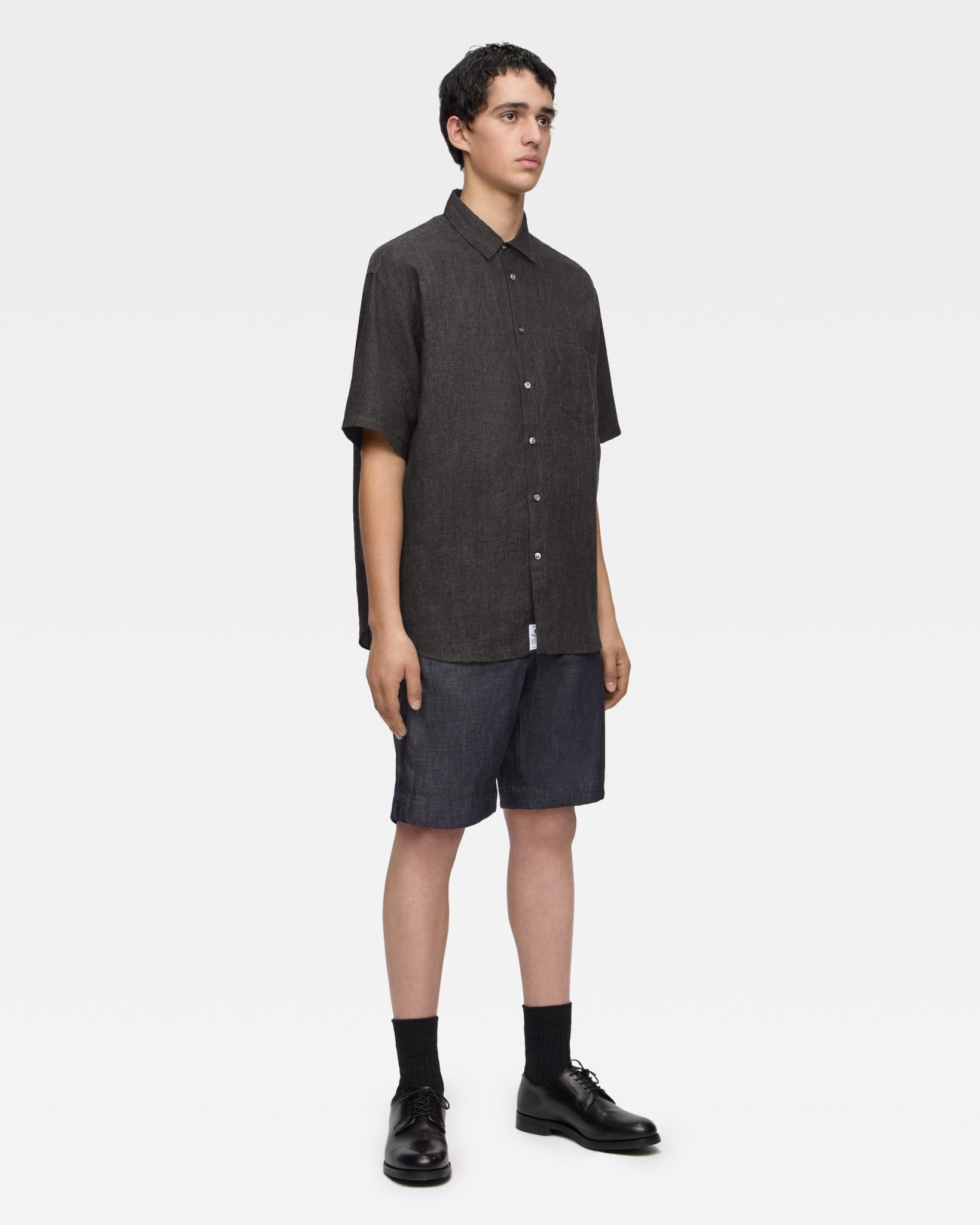 DENIM SLIM SHORTS - MOMOTARO JEANS