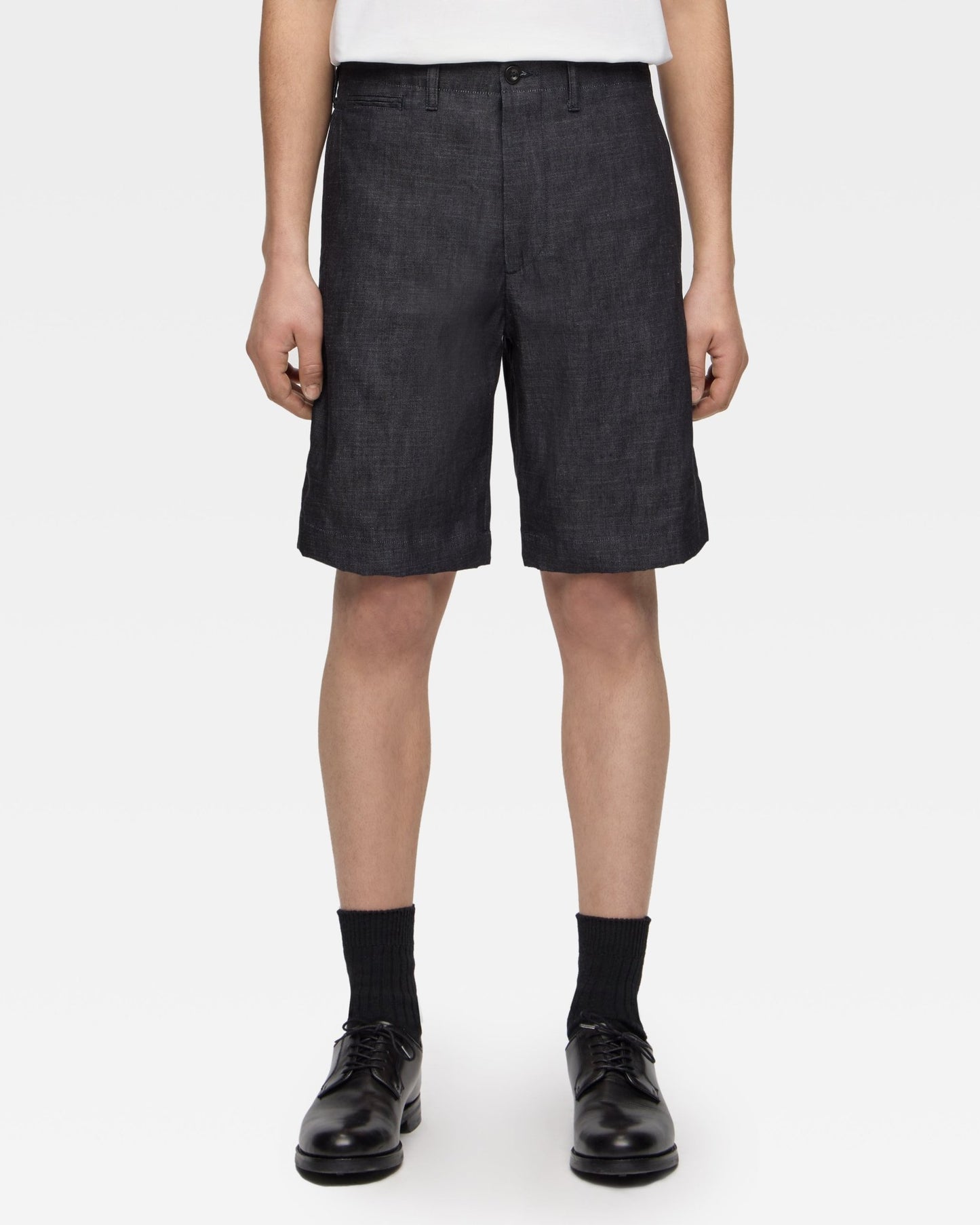 DENIM SLIM SHORTS - MOMOTARO JEANS