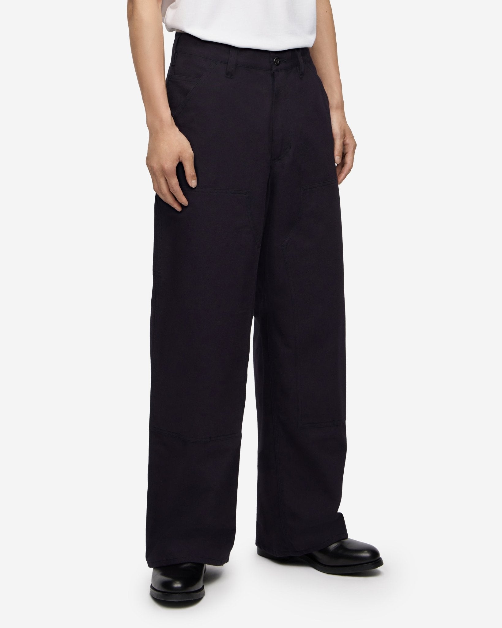 DUCK DOUBLE KNEE PANTS - MOMOTARO JEANS