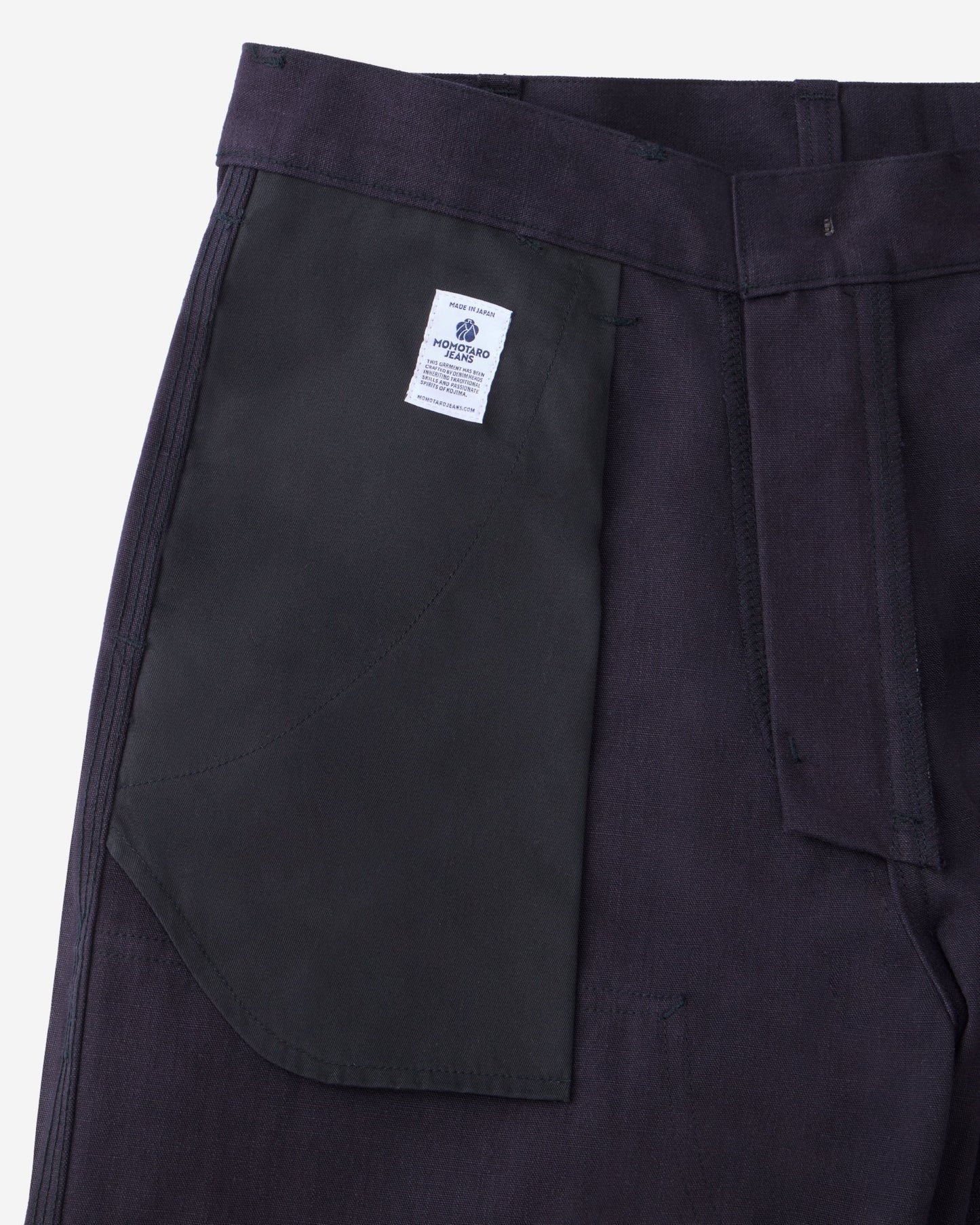 DUCK DOUBLE KNEE PANTS - MOMOTARO JEANS
