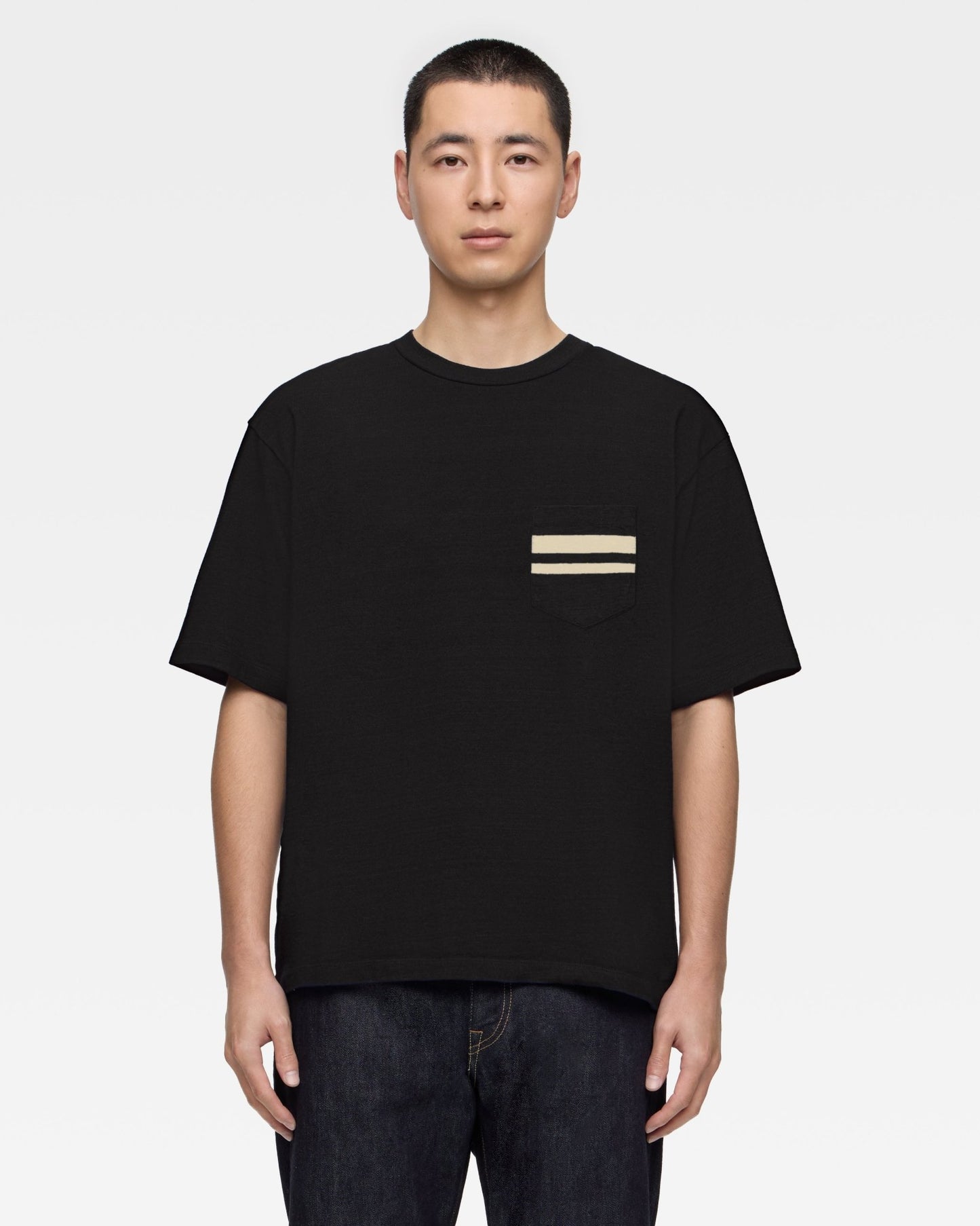 HEAVY OUNCE S/S POCKET TEE - MOMOTARO JEANS