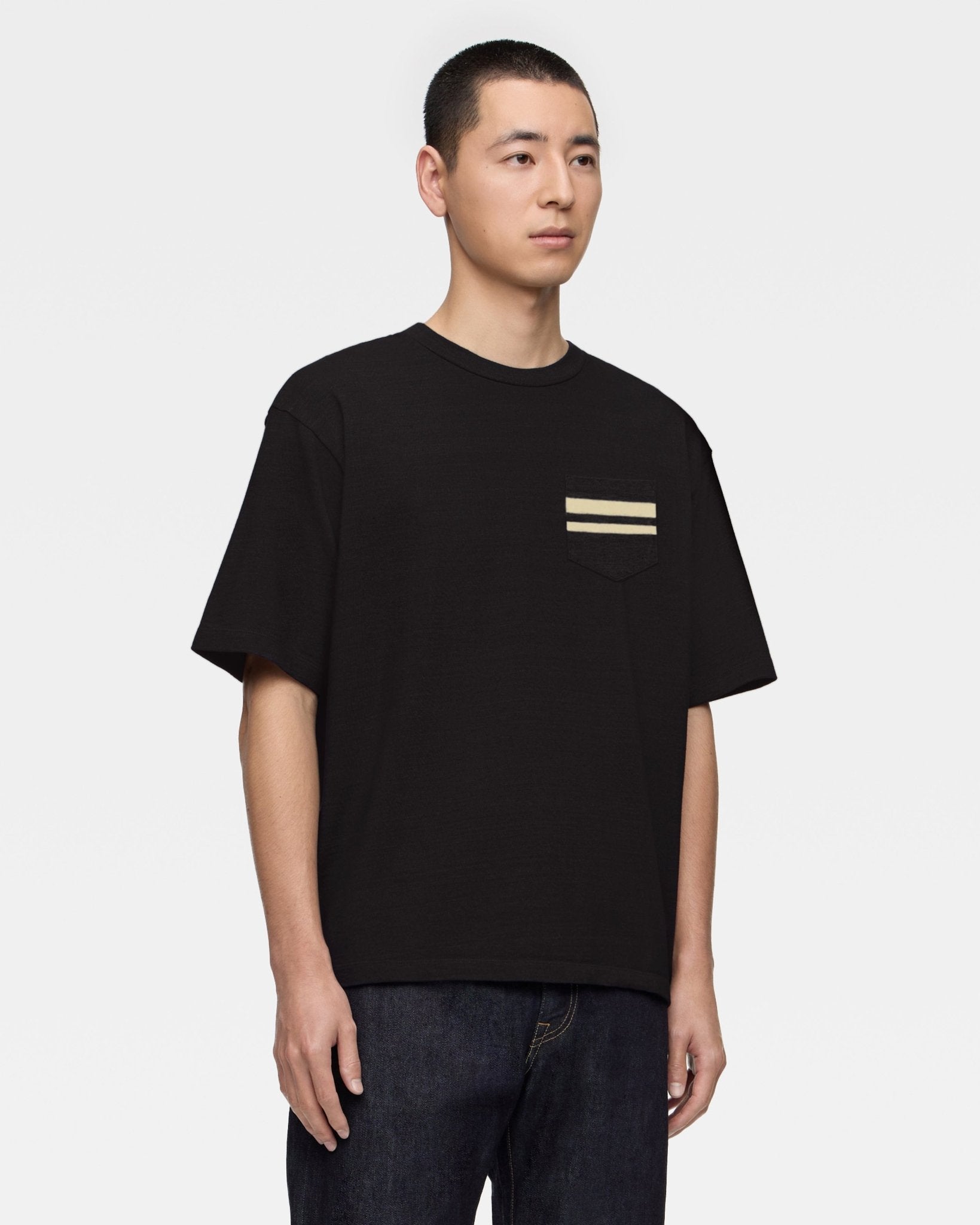 HEAVY OUNCE S/S POCKET TEE - MOMOTARO JEANS