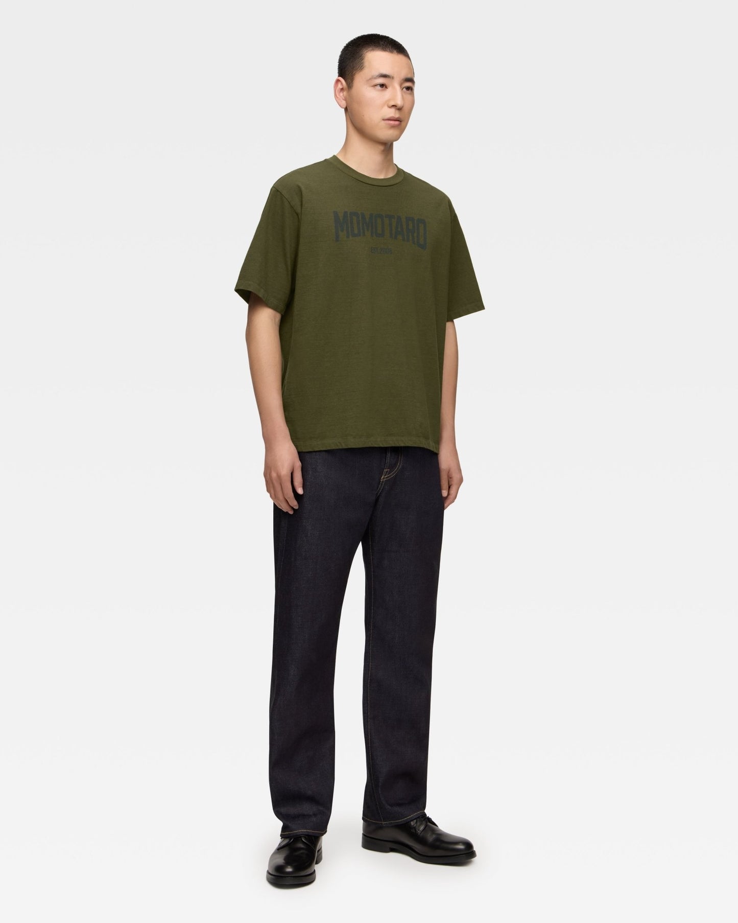 HEAVY OUNCE S/S TEE - ALPHABET(FRONT) - MOMOTARO JEANS