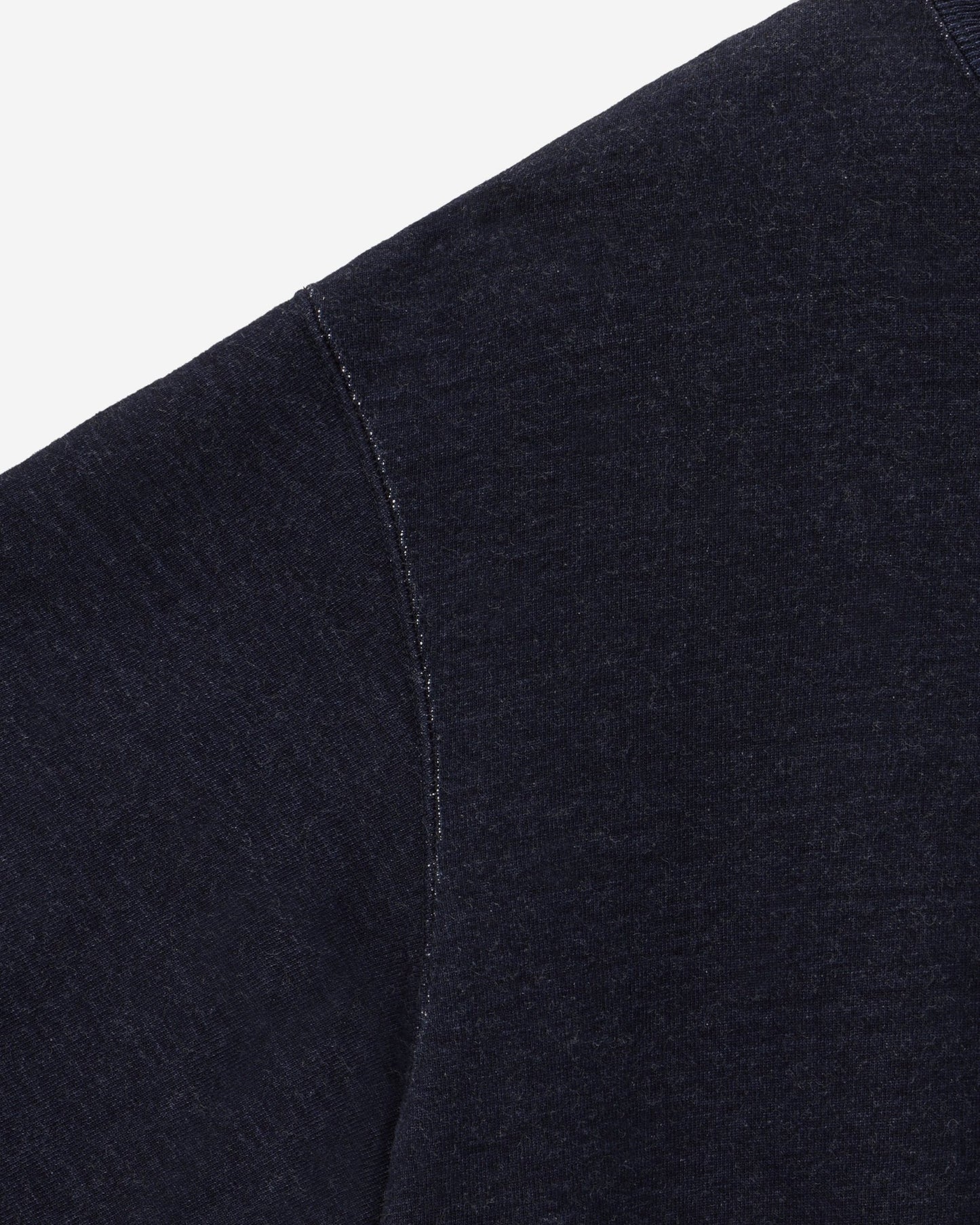 INDIGO SWEAT CREW NECK PO - YARN DYED - MOMOTARO JEANS