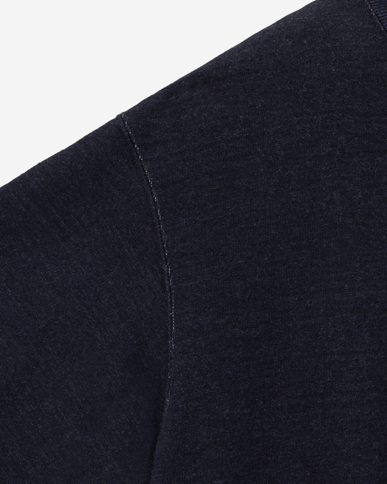INDIGO SWEAT CREW NECK PO - YARN DYED - MOMOTARO JEANS