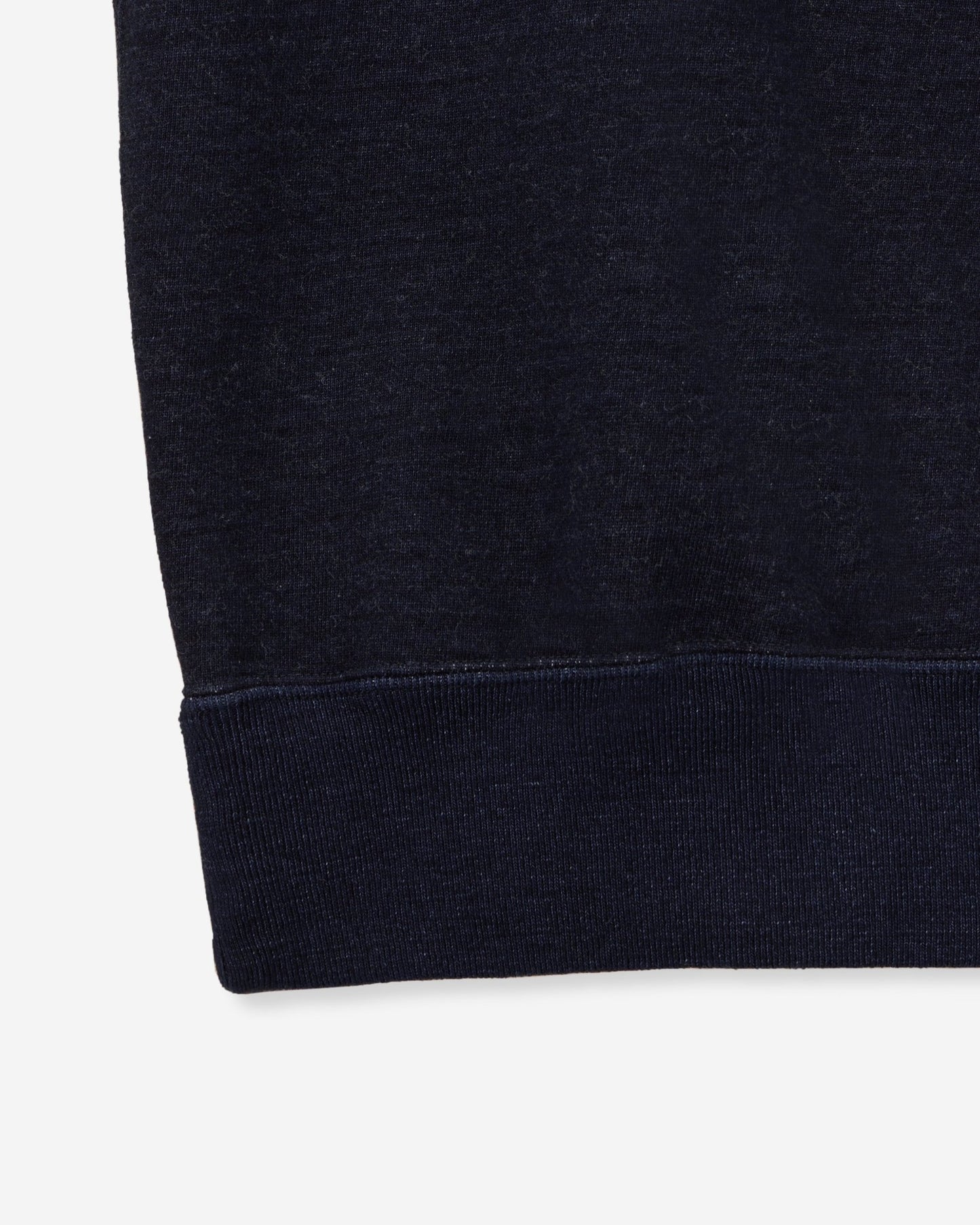 INDIGO SWEAT CREW NECK PO - YARN DYED - MOMOTARO JEANS
