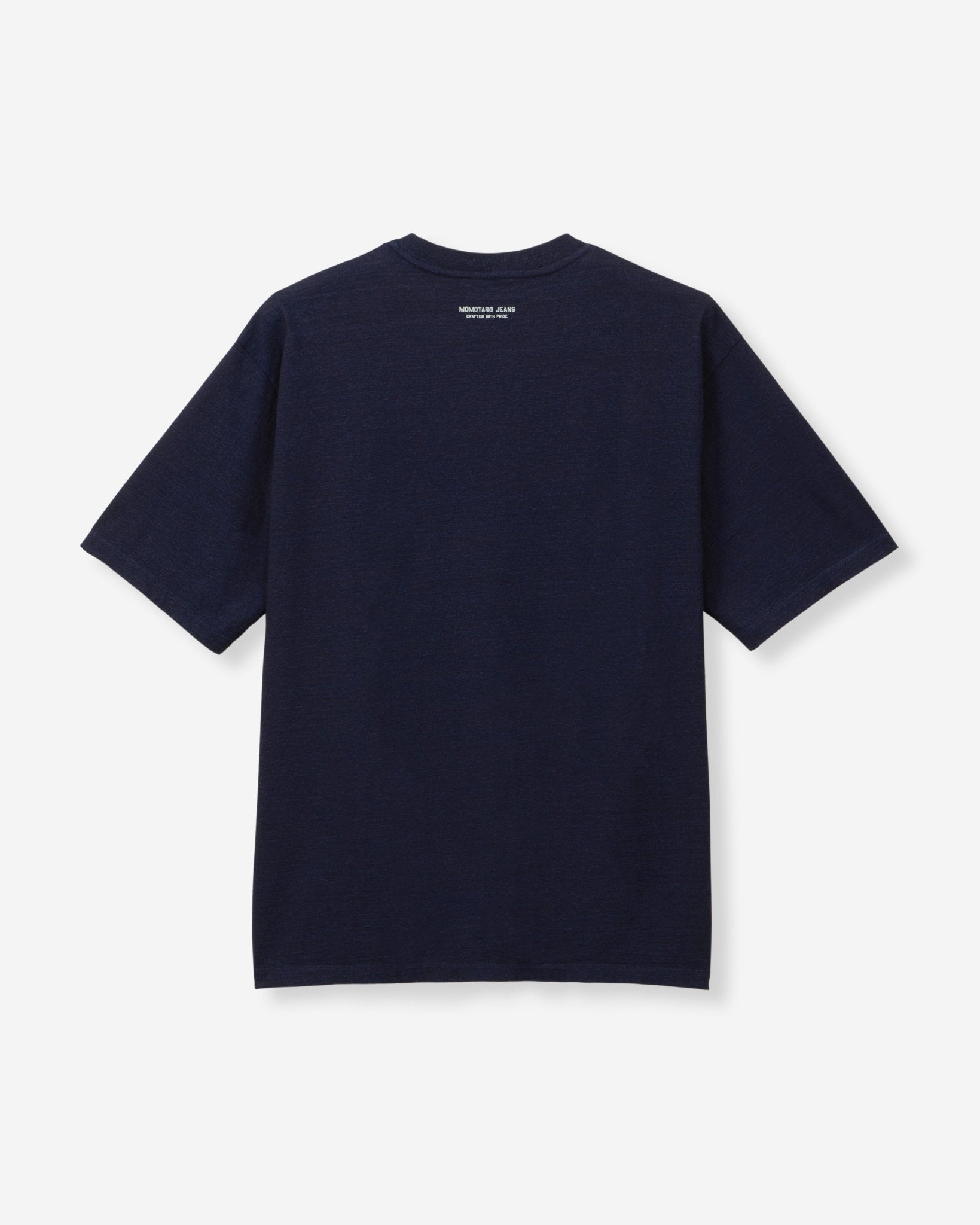 INDIGO YARN DYED TEE - OCTOPUS - MOMOTARO JEANS