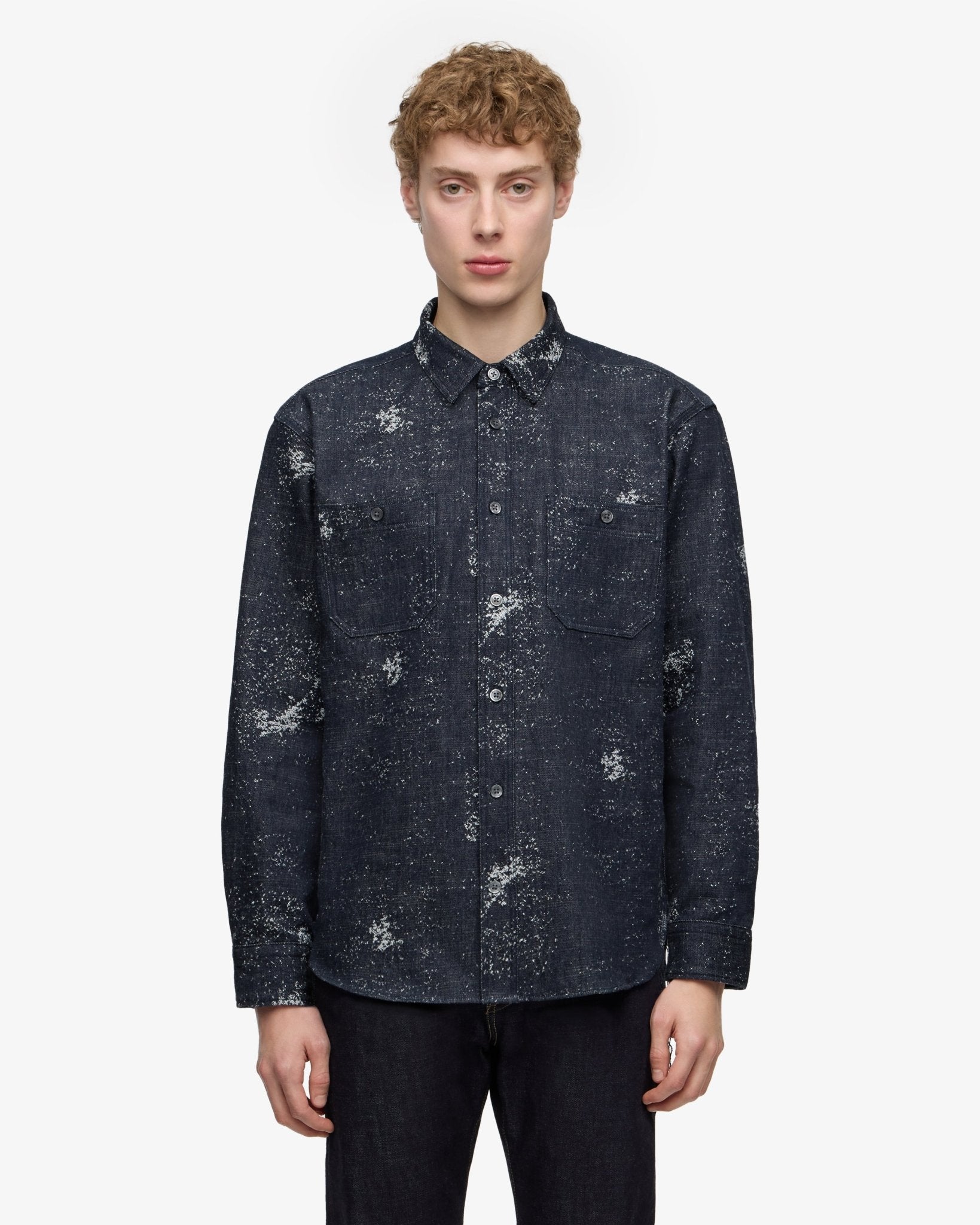 JAGUARD L/S SHIRT – MOMOTARO JEANS