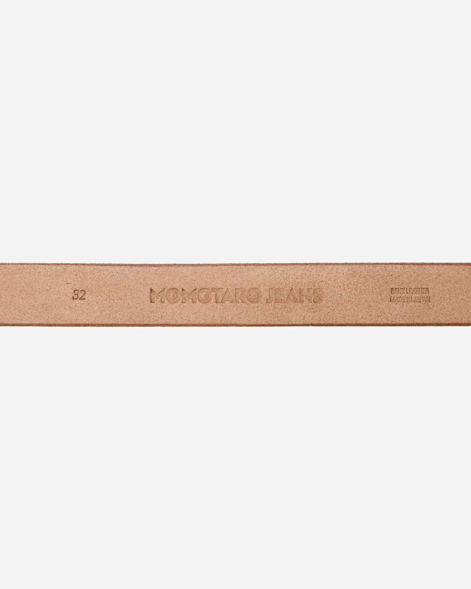 LEATHER BELT - BENZ - MOMOTARO JEANS