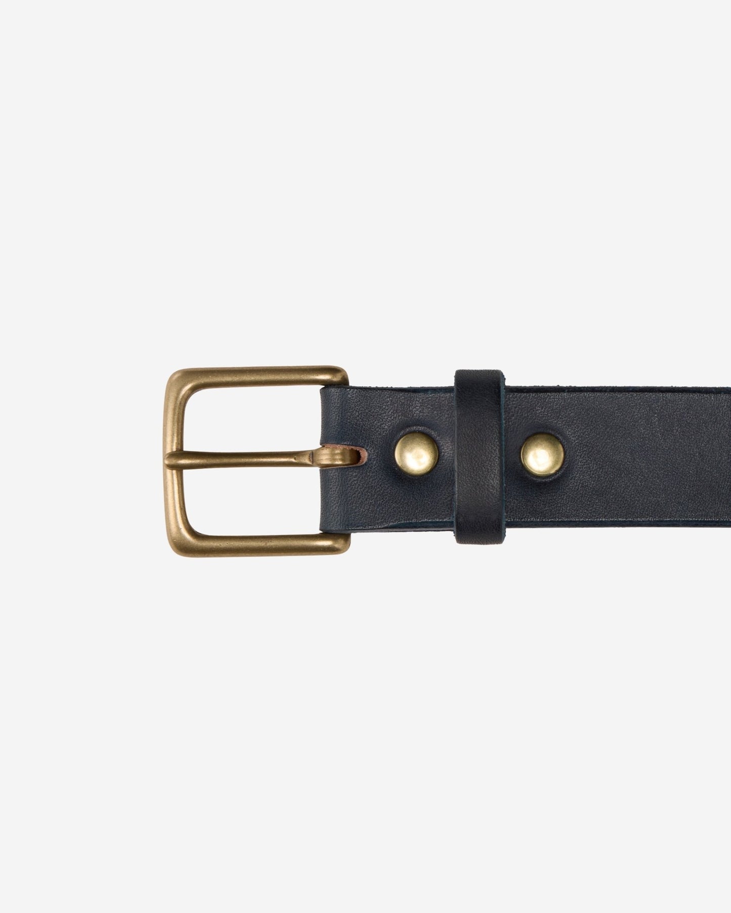 LEATHER BELT - BENZ - MOMOTARO JEANS
