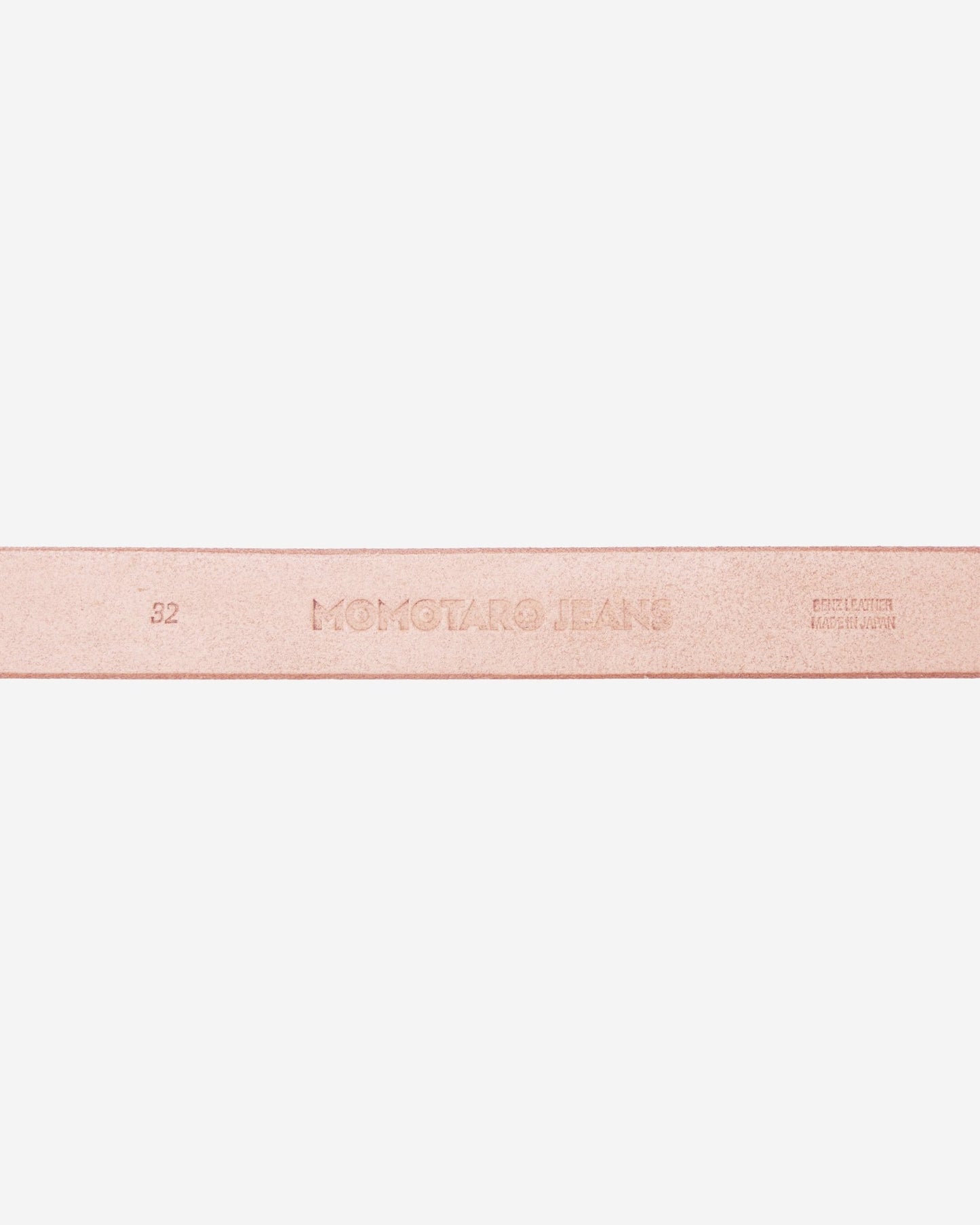 LEATHER BELT - BUFFED - MOMOTARO JEANS
