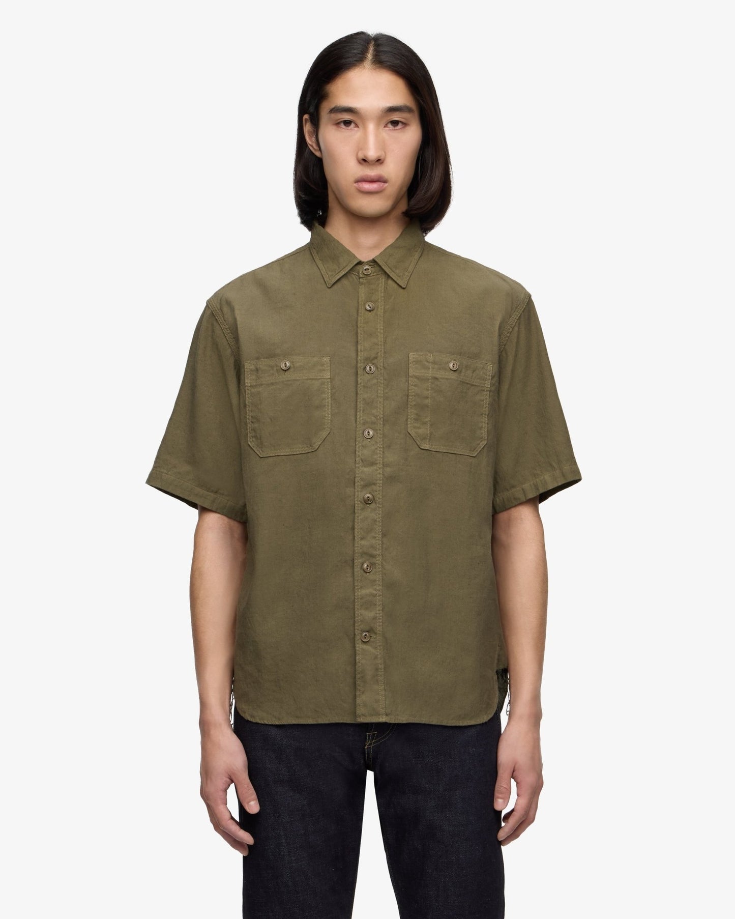 LINEN S/S SHIRT - MOMOTARO JEANS