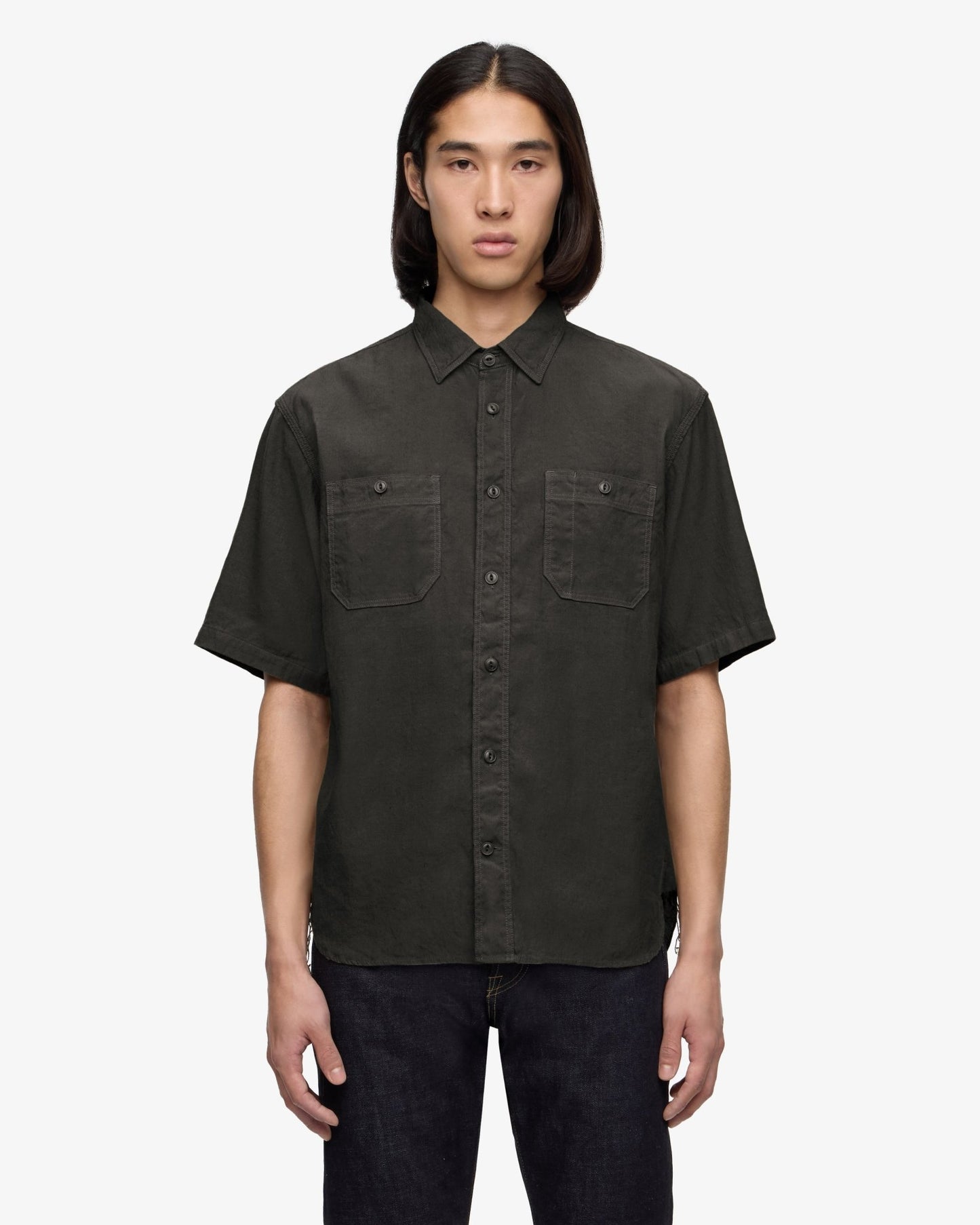 LINEN S/S SHIRT - MOMOTARO JEANS