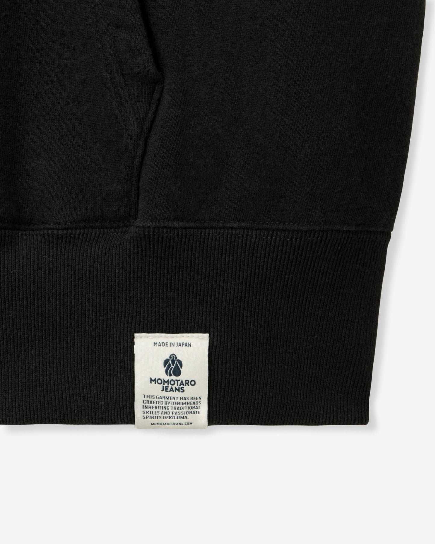 LOOPWHEEL SWEAT HOODY P/O - MOMOTARO JEANS