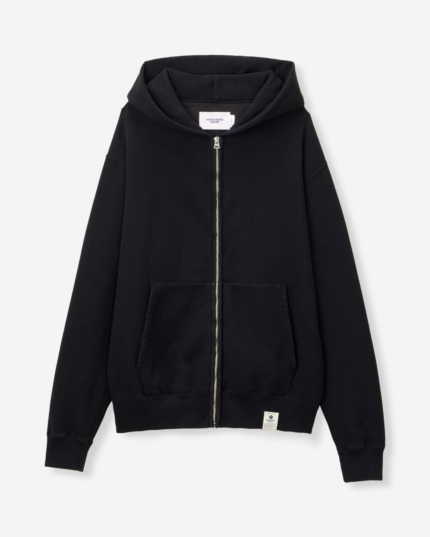 LOOPWHEEL SWEAT ZIP UP HOODY - MOMOTARO JEANS