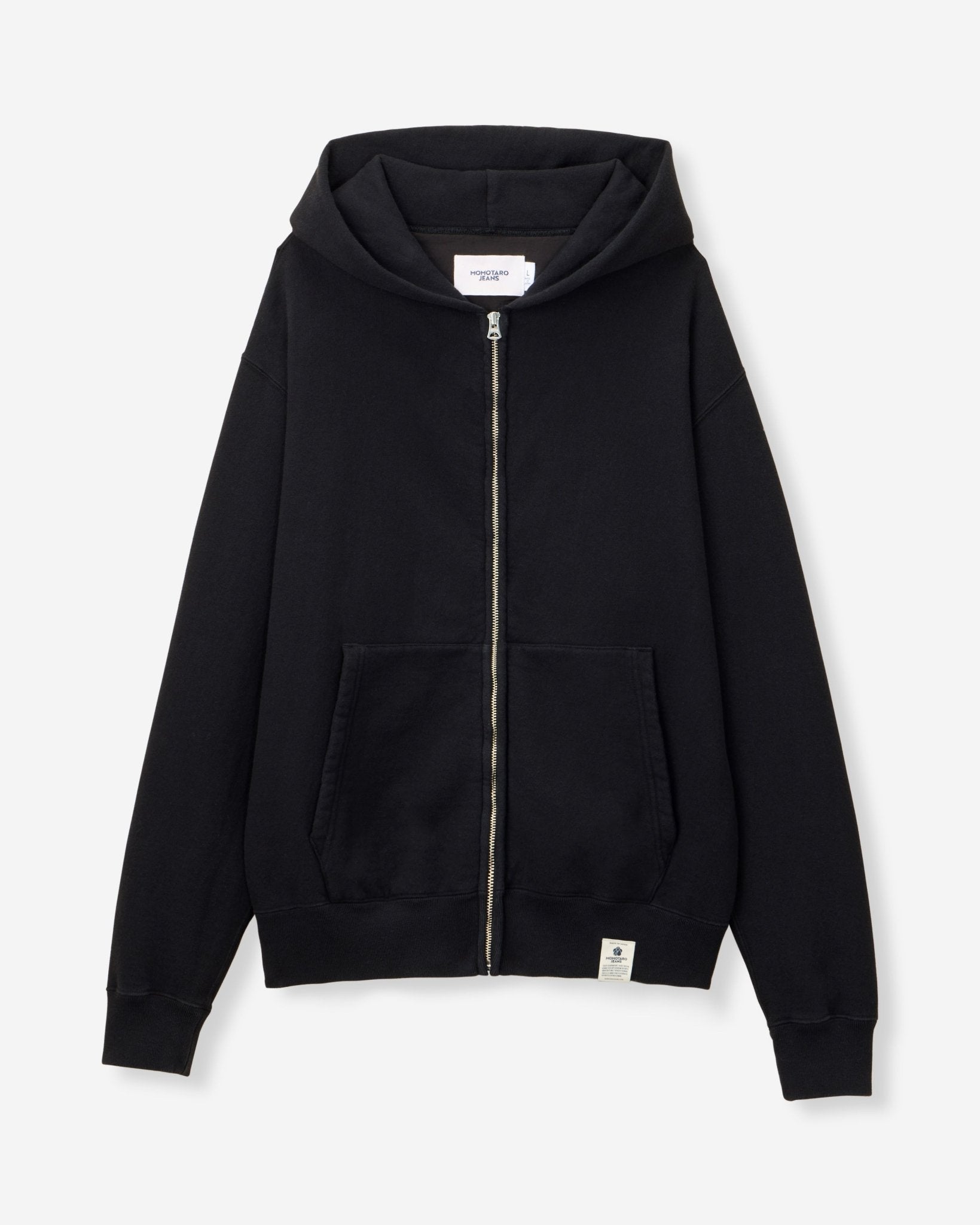 LOOPWHEEL SWEAT ZIP UP HOODY - MOMOTARO JEANS