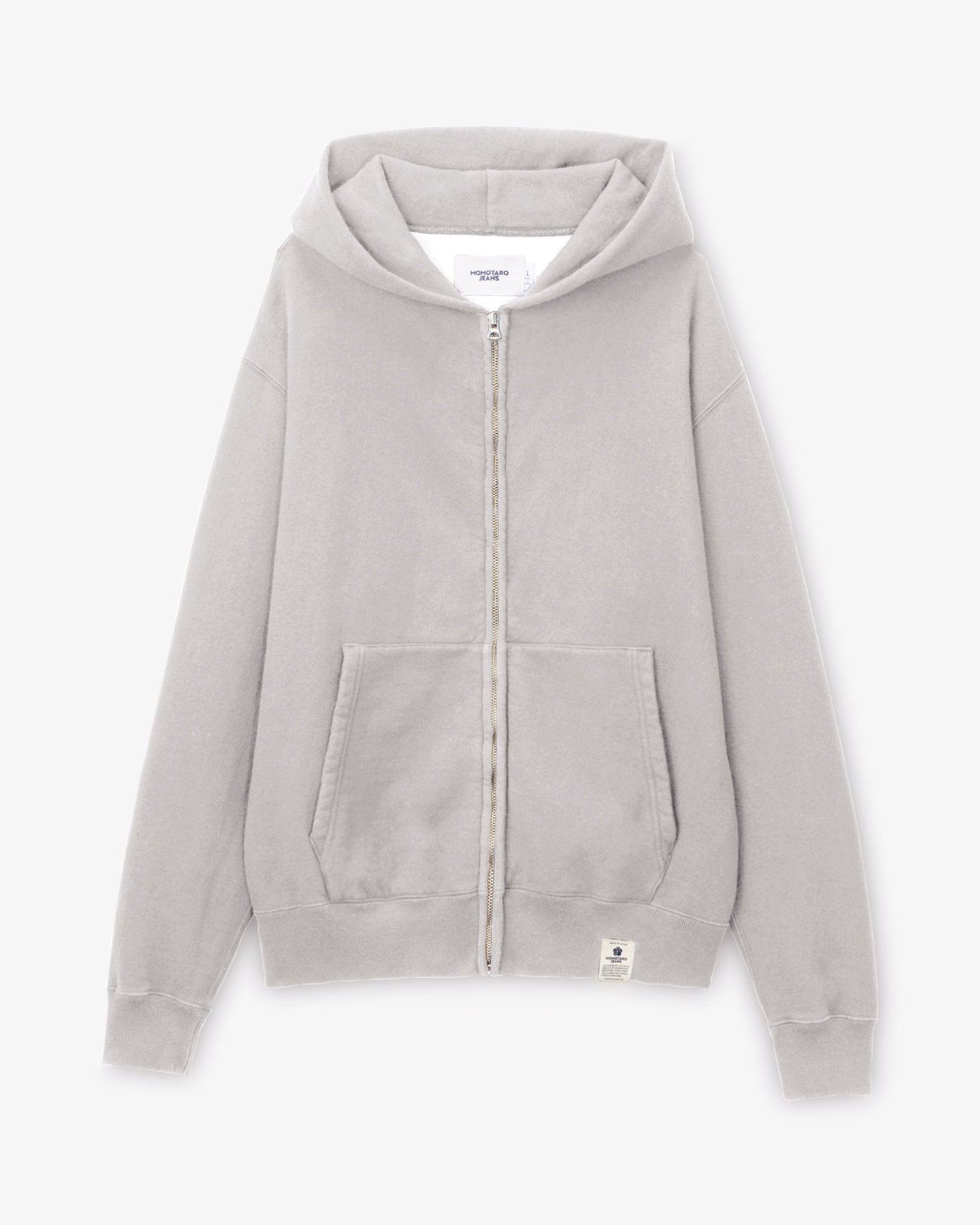 LOOPWHEEL SWEAT ZIP UP HOODY - MOMOTARO JEANS