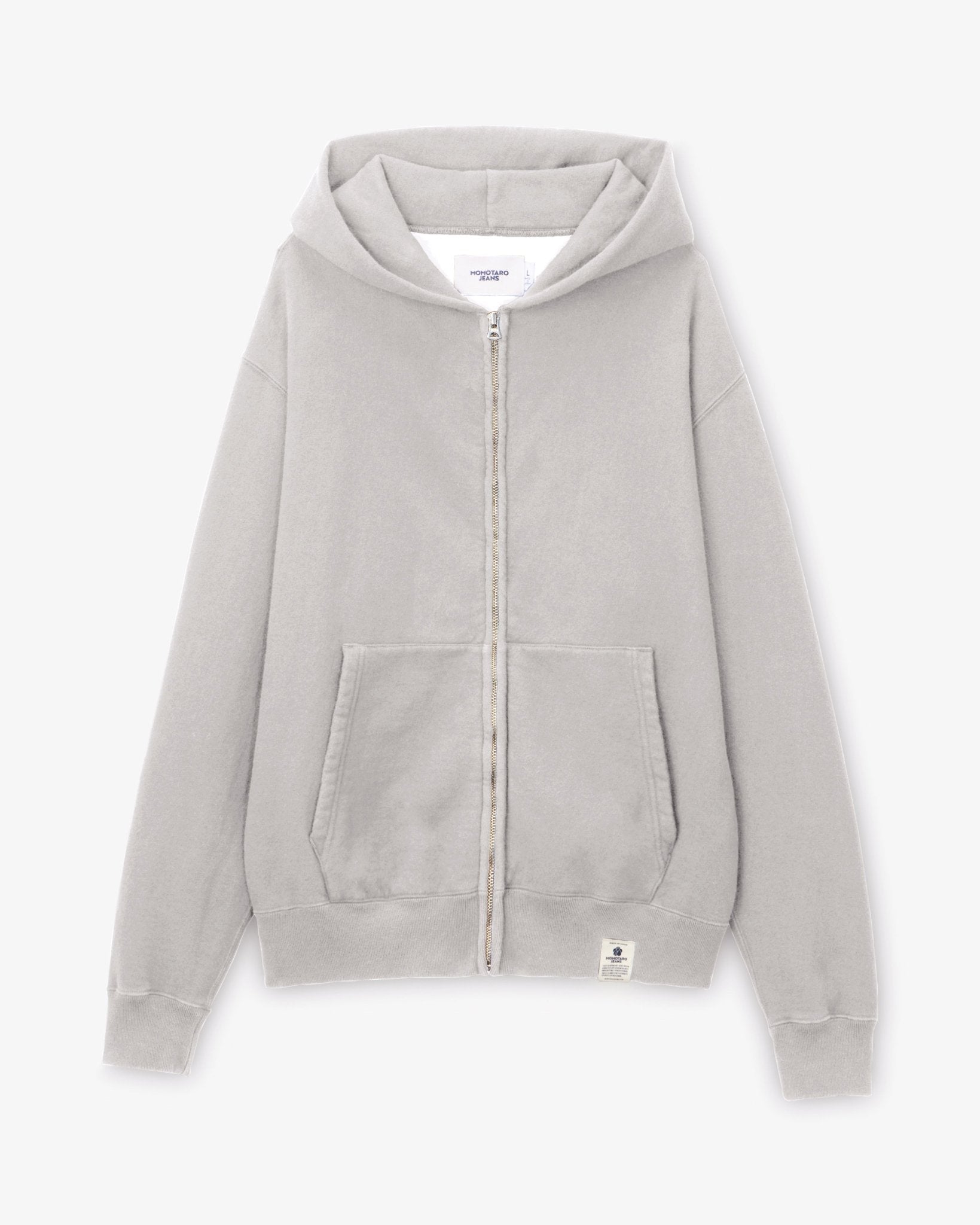 LOOPWHEEL SWEAT ZIP UP HOODY - MOMOTARO JEANS