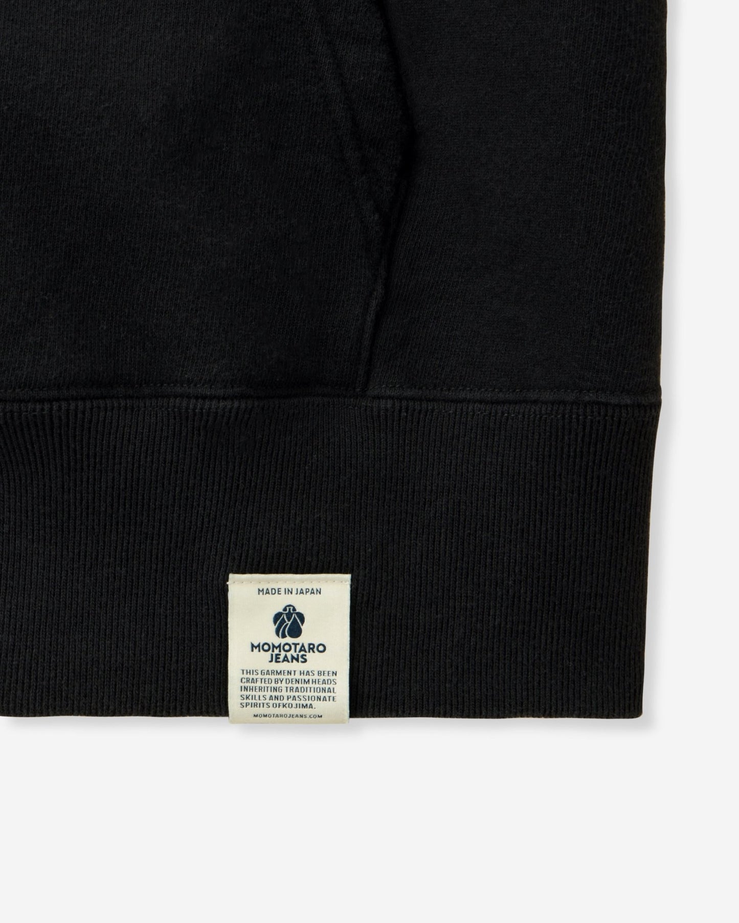 LOOPWHEEL SWEAT ZIP UP HOODY - MOMOTARO JEANS