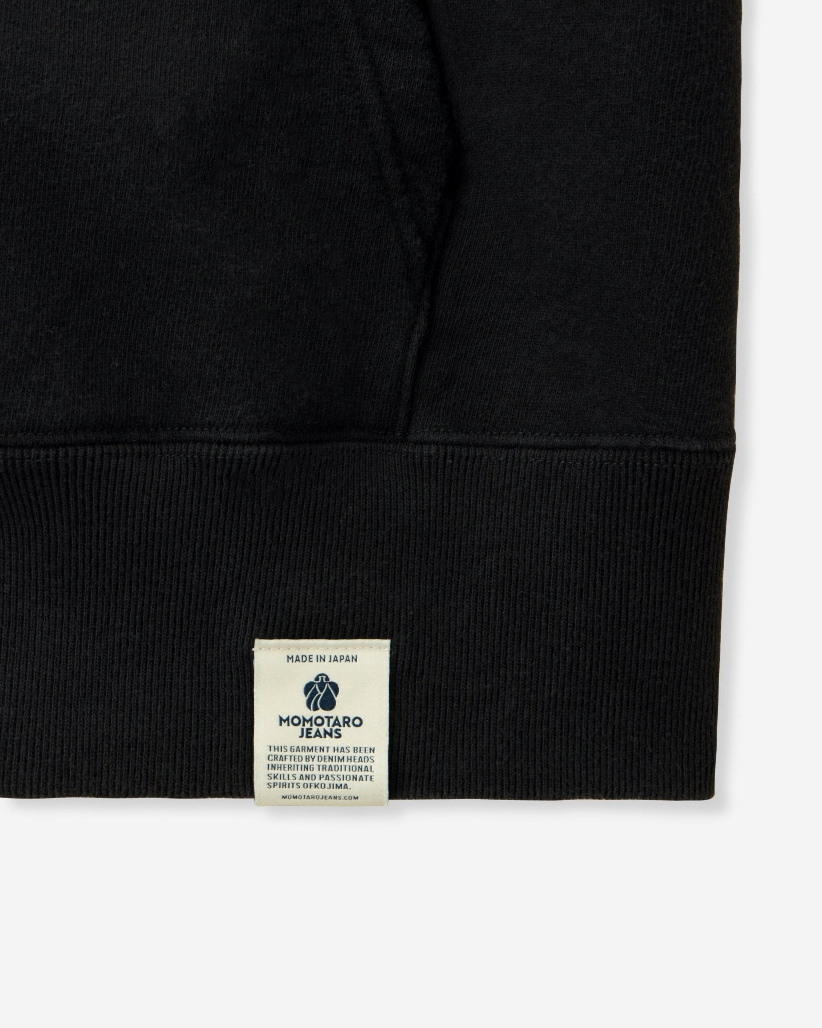 LOOPWHEEL SWEAT ZIP UP HOODY - MOMOTARO JEANS