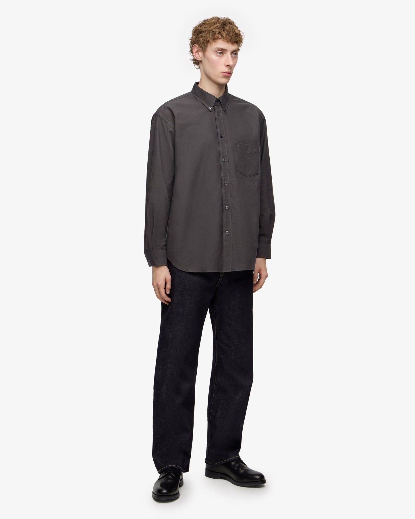 OXFORD L/S SHIRT - MOMOTARO JEANS