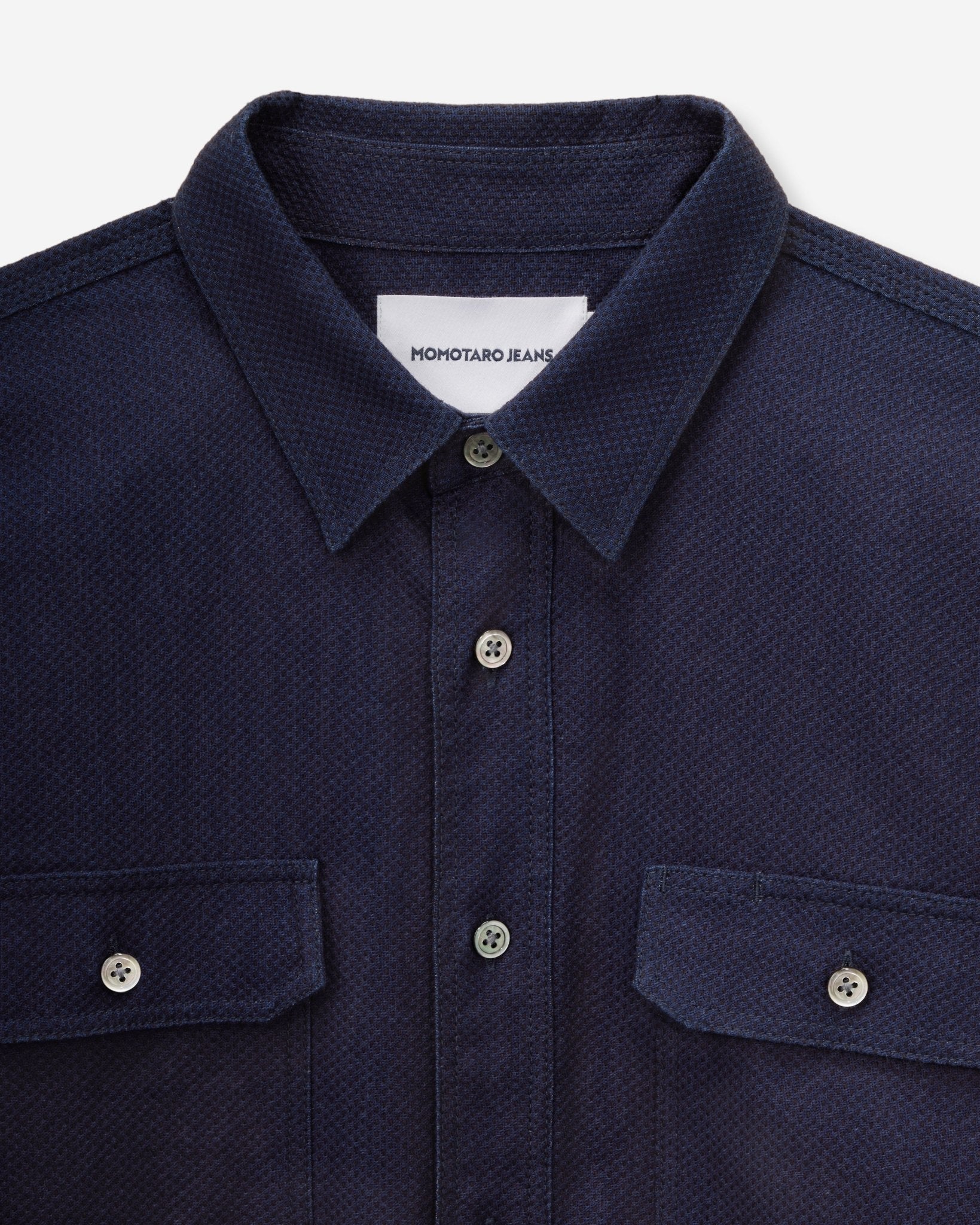 SASHIKO CPO SHIRT – MOMOTARO JEANS