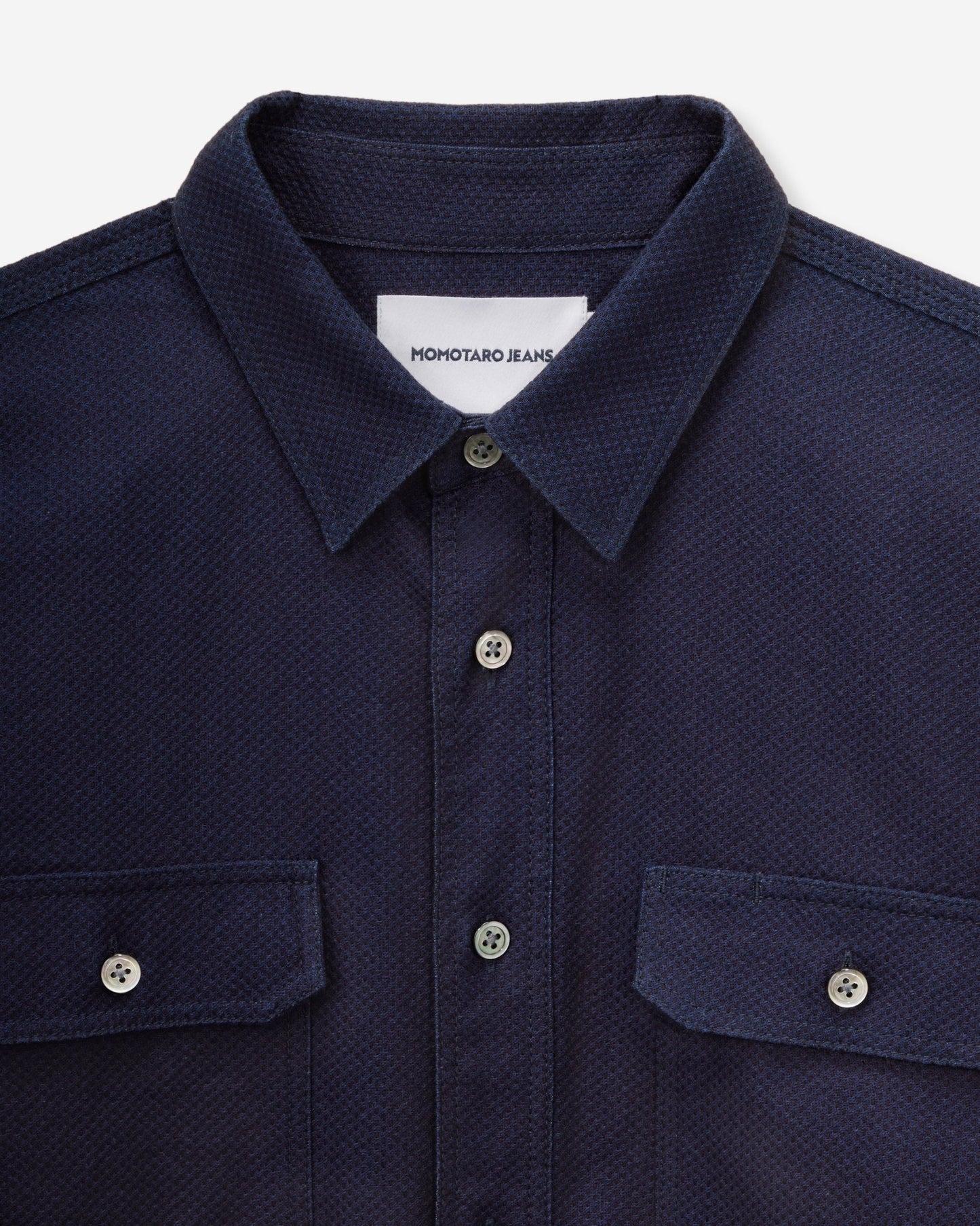 SASHIKO CPO SHIRT - MOMOTARO JEANS