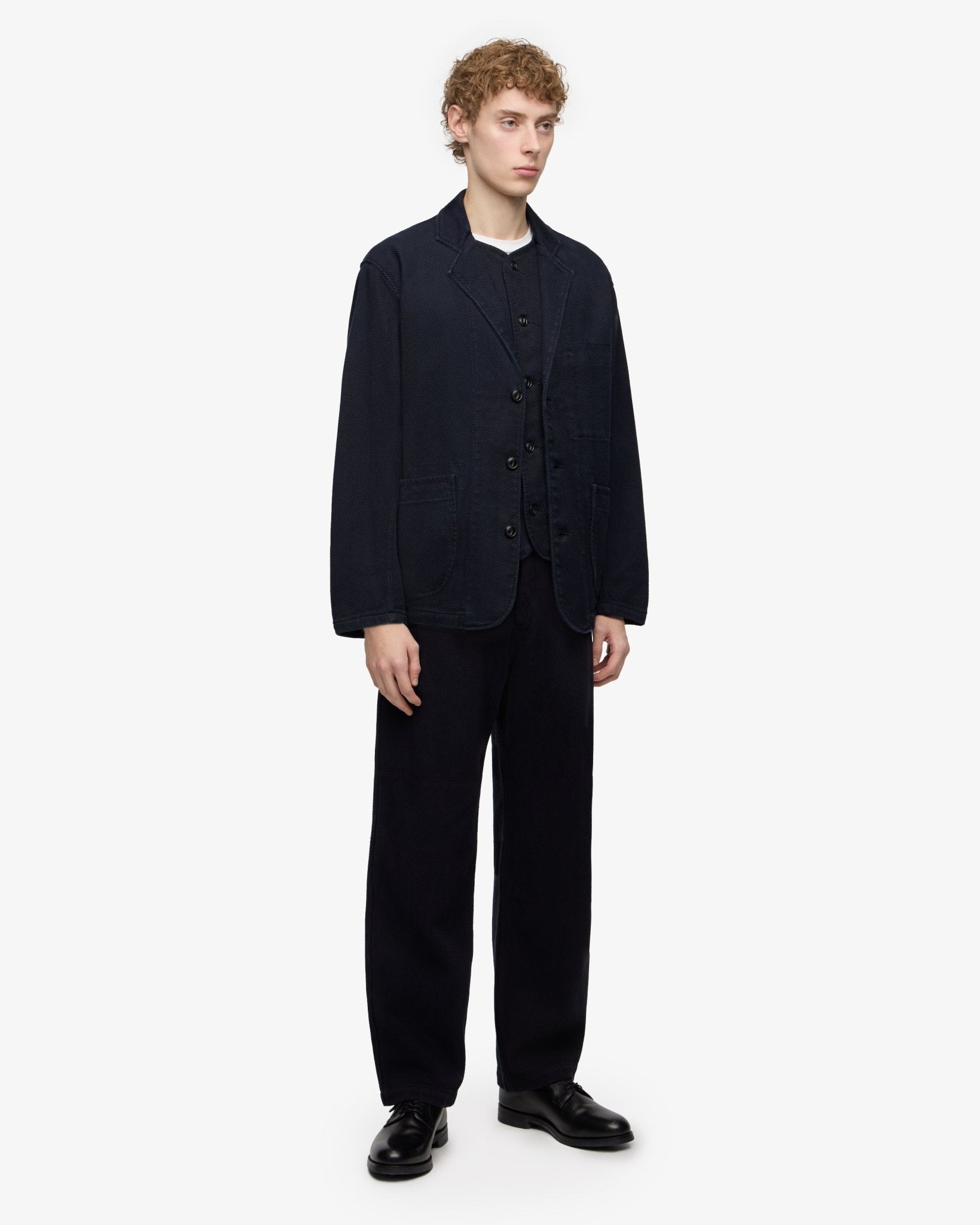 SASHIKO PANTS - OVERDYE - MOMOTARO JEANS