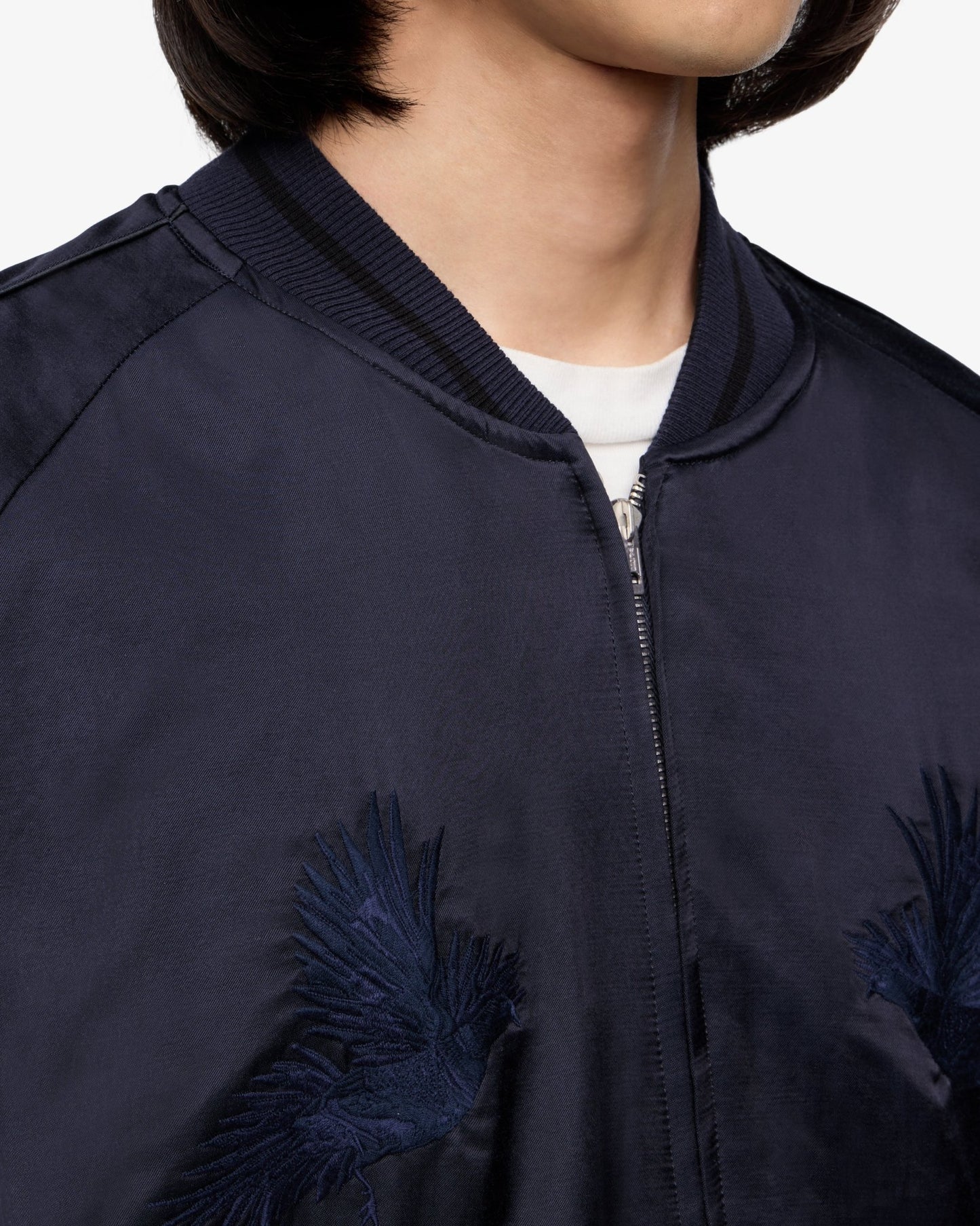 SATIN SOUVENIR JACKET - MOMOTARO JEANS