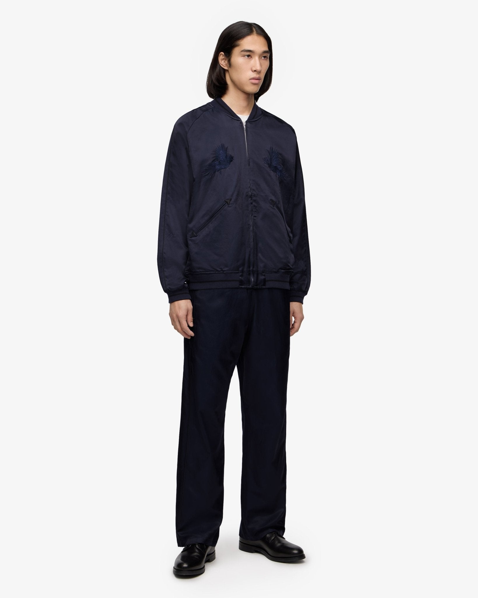 SATIN SOUVENIR JACKET - MOMOTARO JEANS