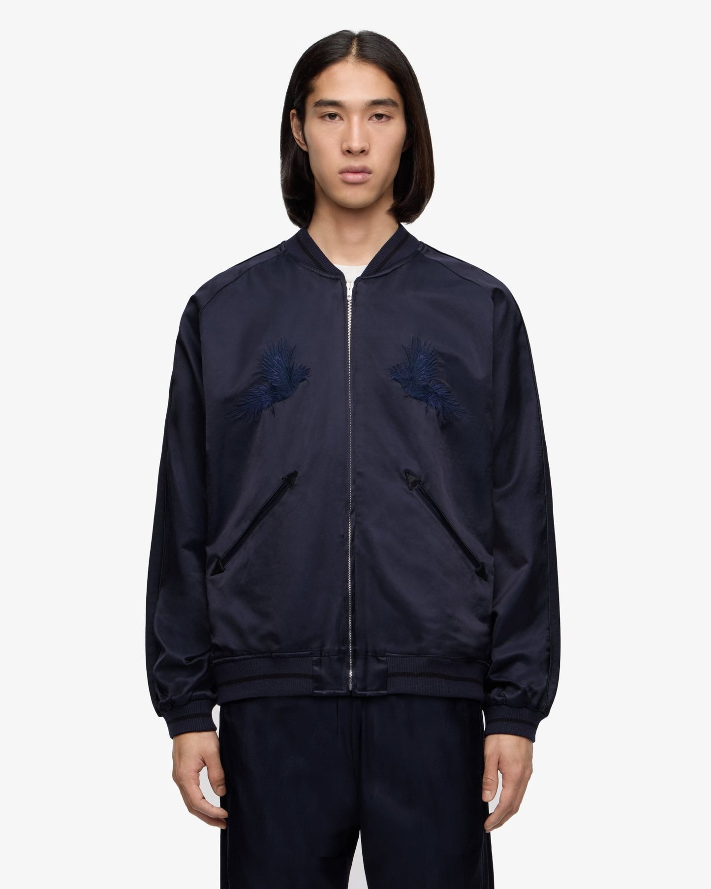 SATIN SOUVENIR JACKET - MOMOTARO JEANS