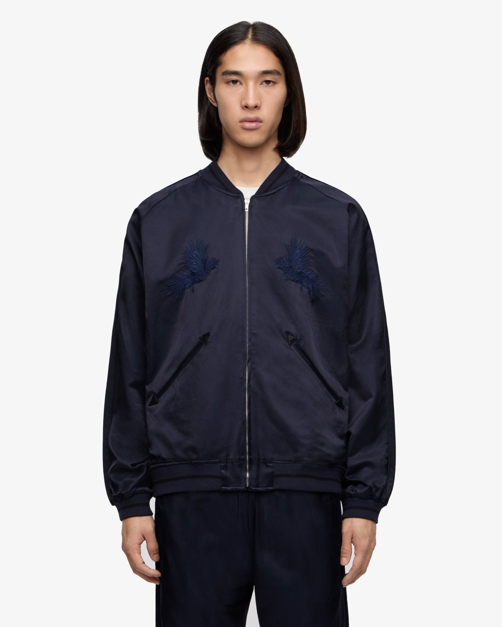 SATIN SOUVENIR JACKET - MOMOTARO JEANS