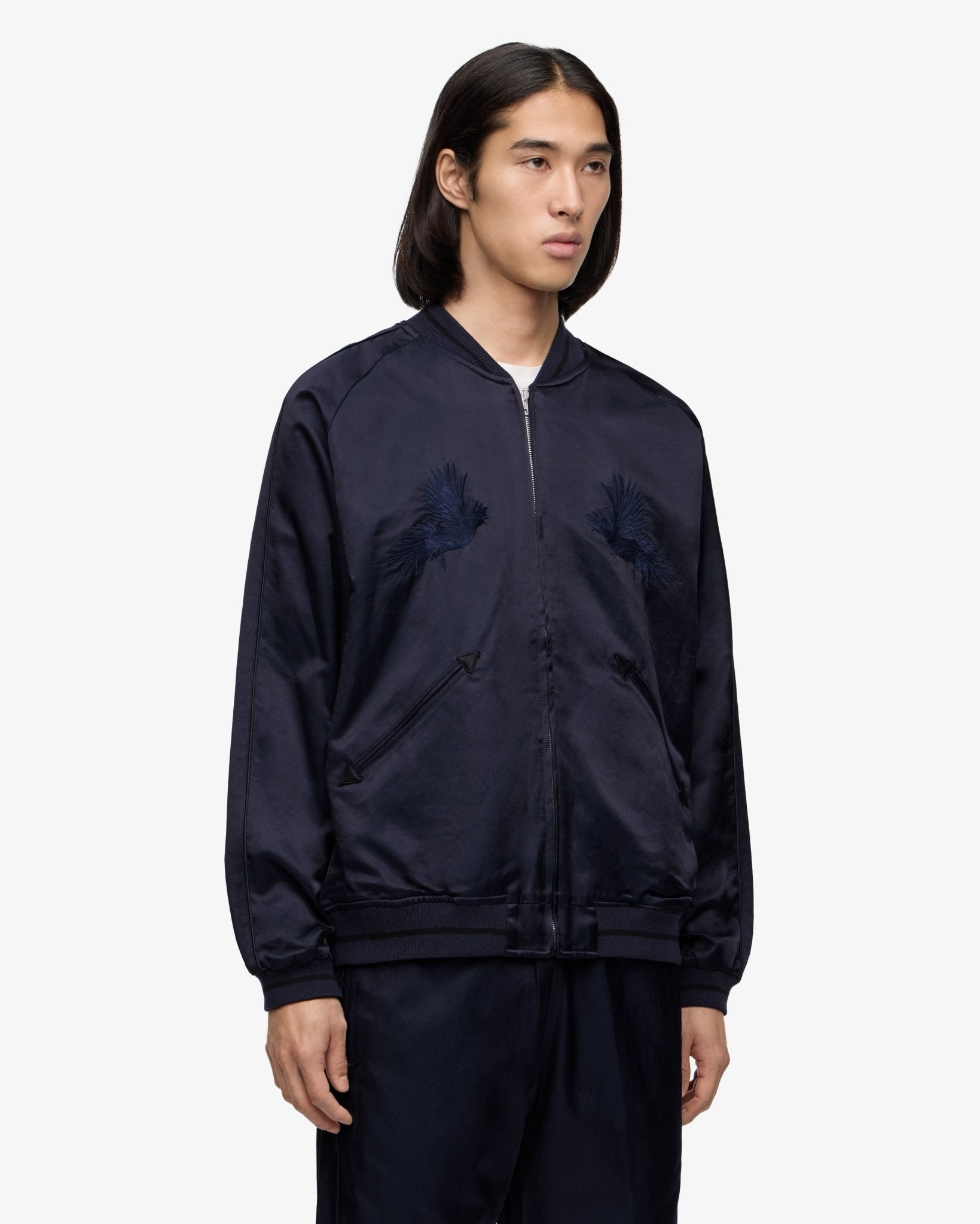 SATIN SOUVENIR JACKET - MOMOTARO JEANS