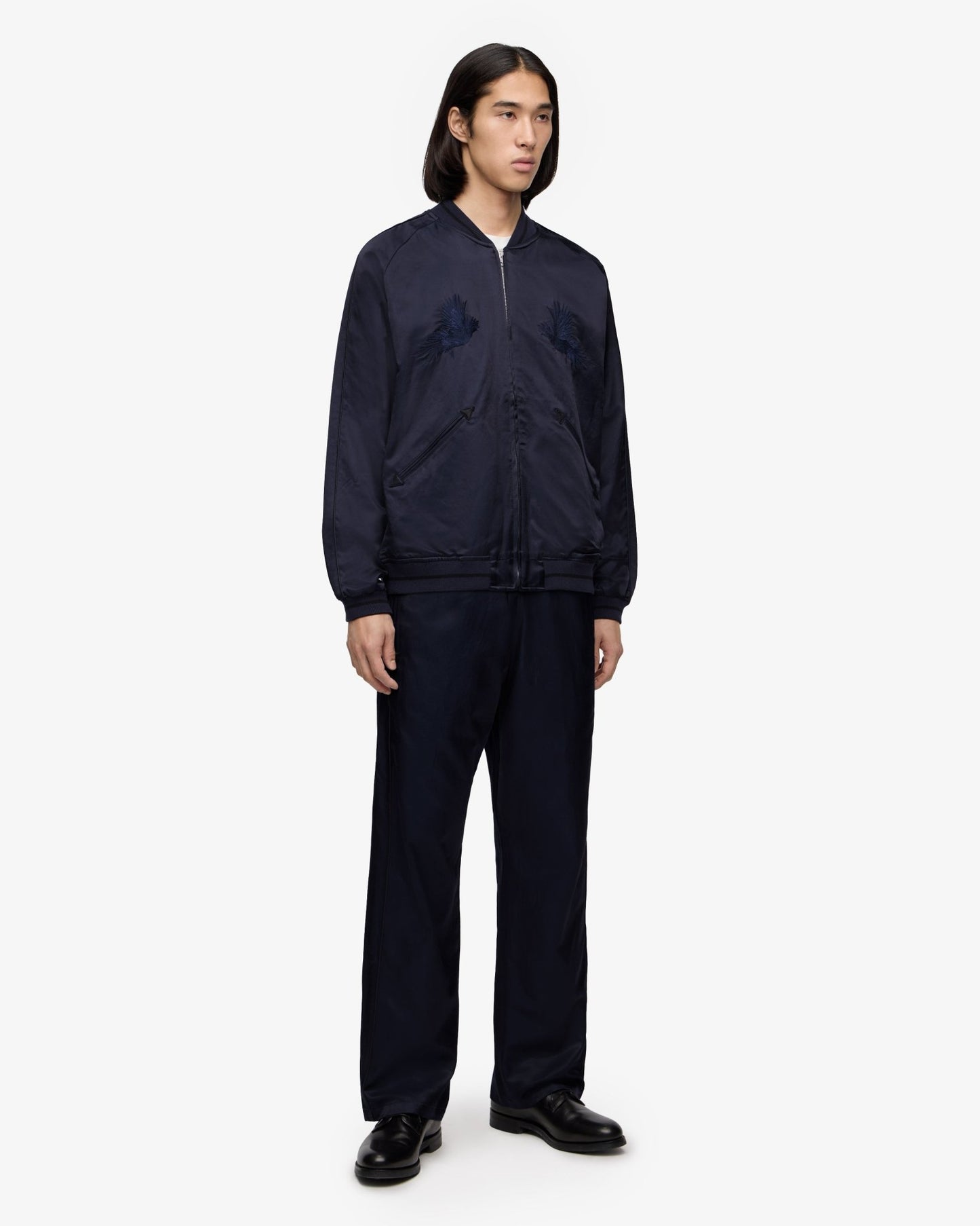 SATIN SOUVENIR PANTS - MOMOTARO JEANS