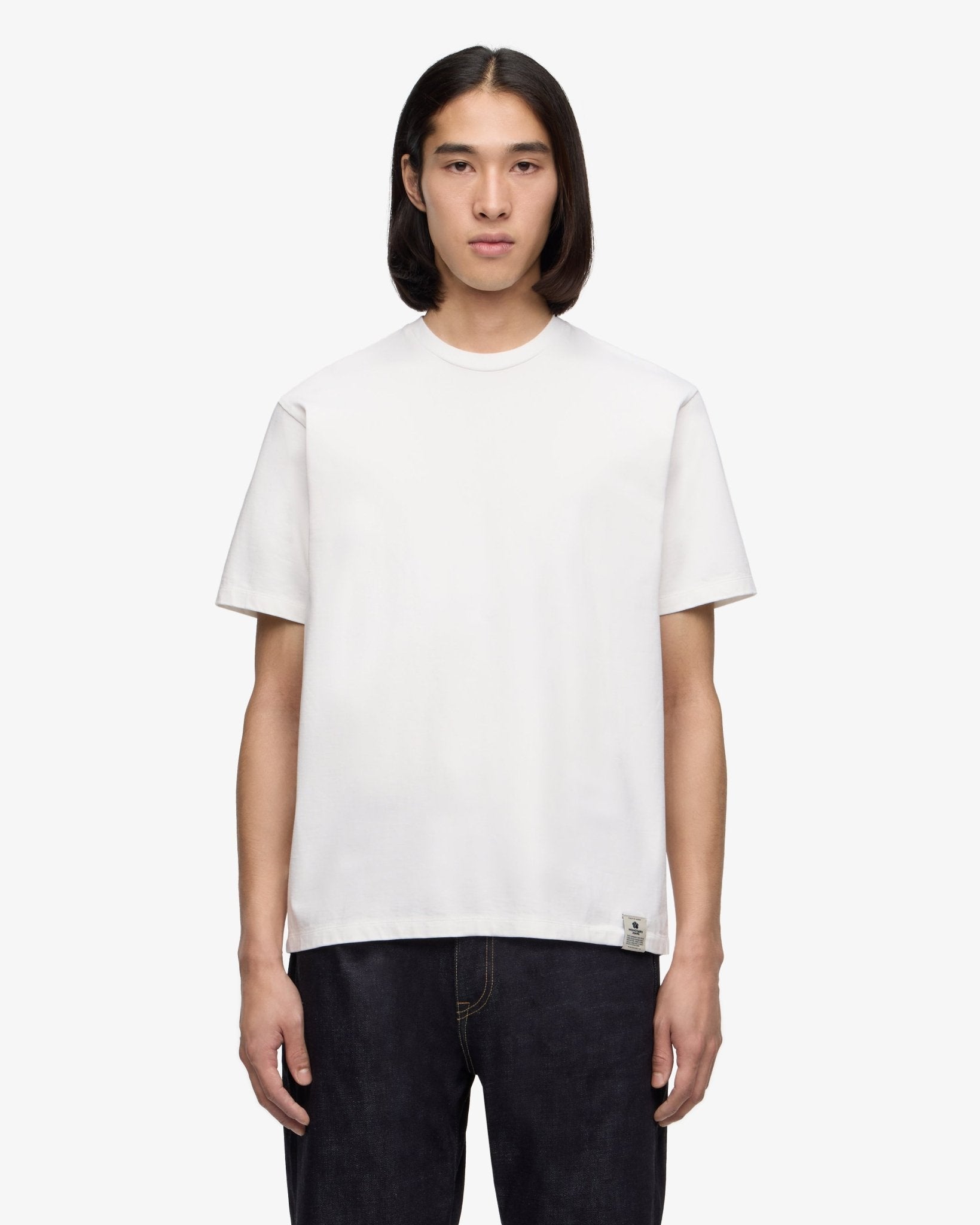 SUVIN COTTON S/S TEE - REGULAR FIT - MOMOTARO JEANS