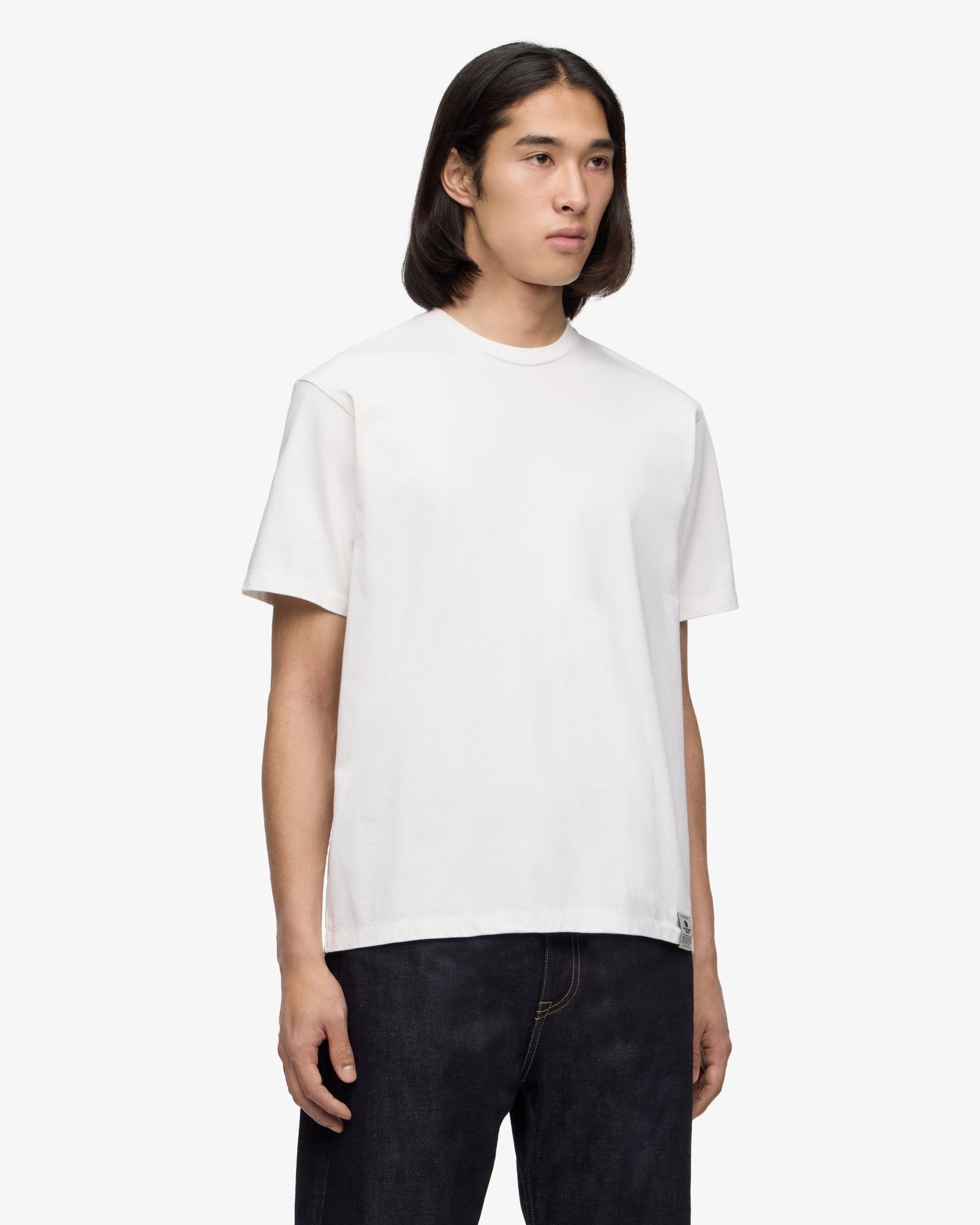 SUVIN COTTON S/S TEE - REGULAR FIT - MOMOTARO JEANS
