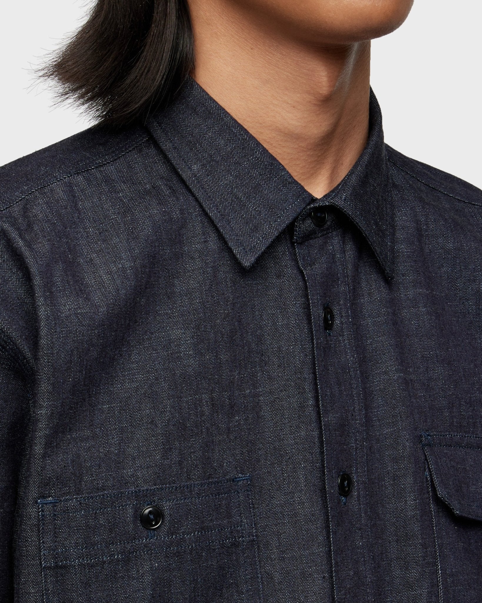 TRIPLE STITCH L/S DENIM SHIRT – MOMOTARO JEANS