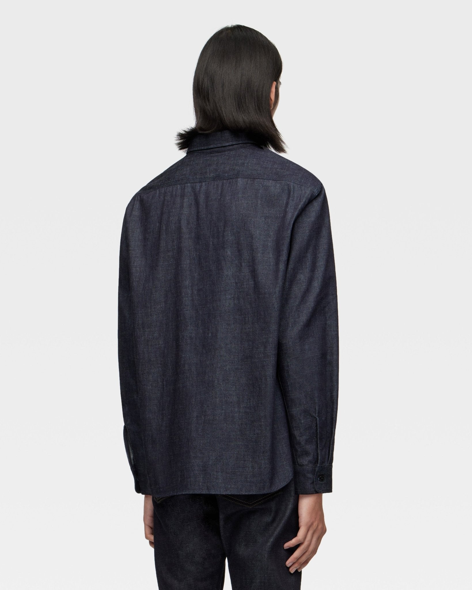 TRIPLE STITCH L/S DENIM SHIRT – MOMOTARO JEANS