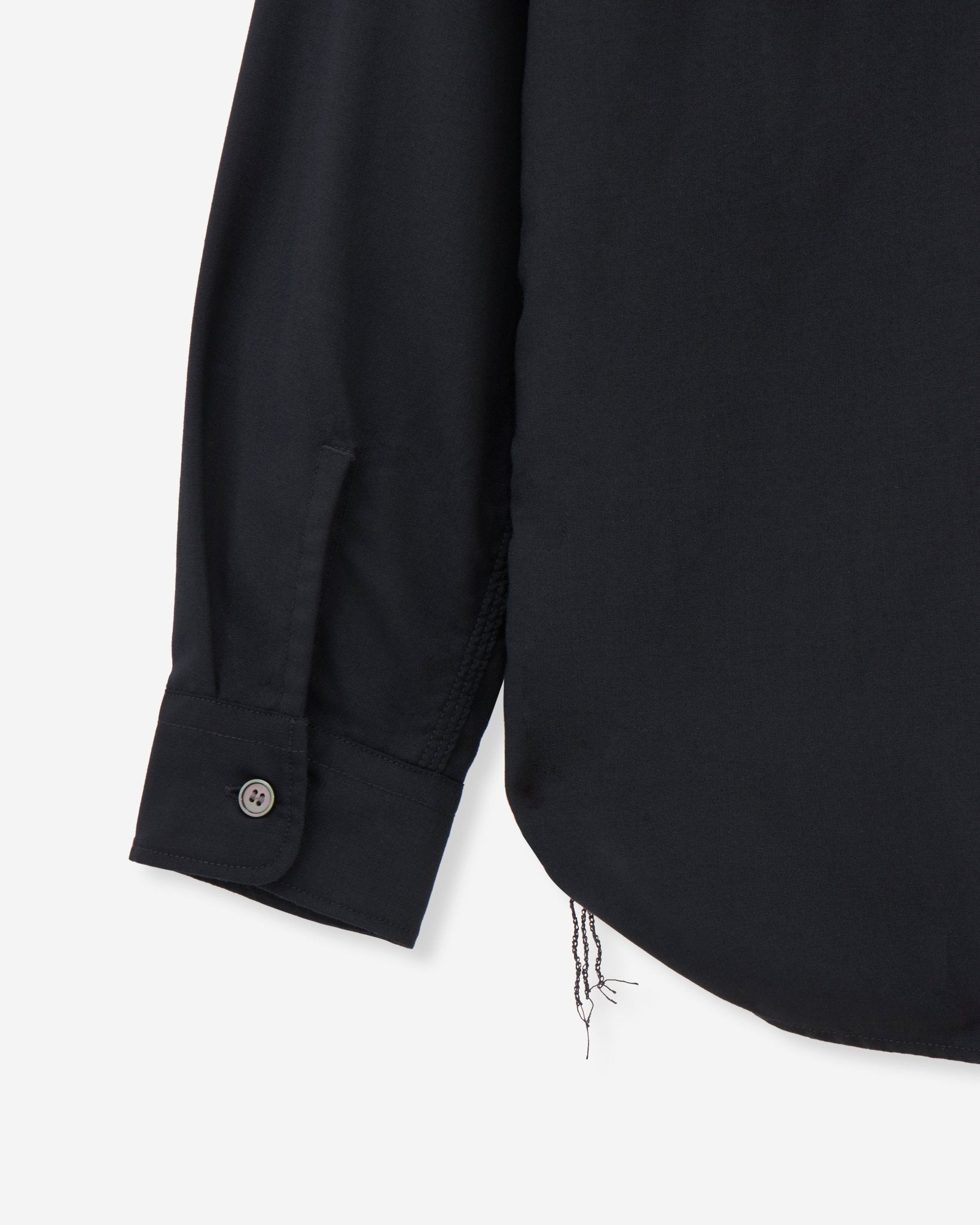 TRIPLE STITCH L/S WOOL TROPICAL SHIRT - MOMOTARO JEANS