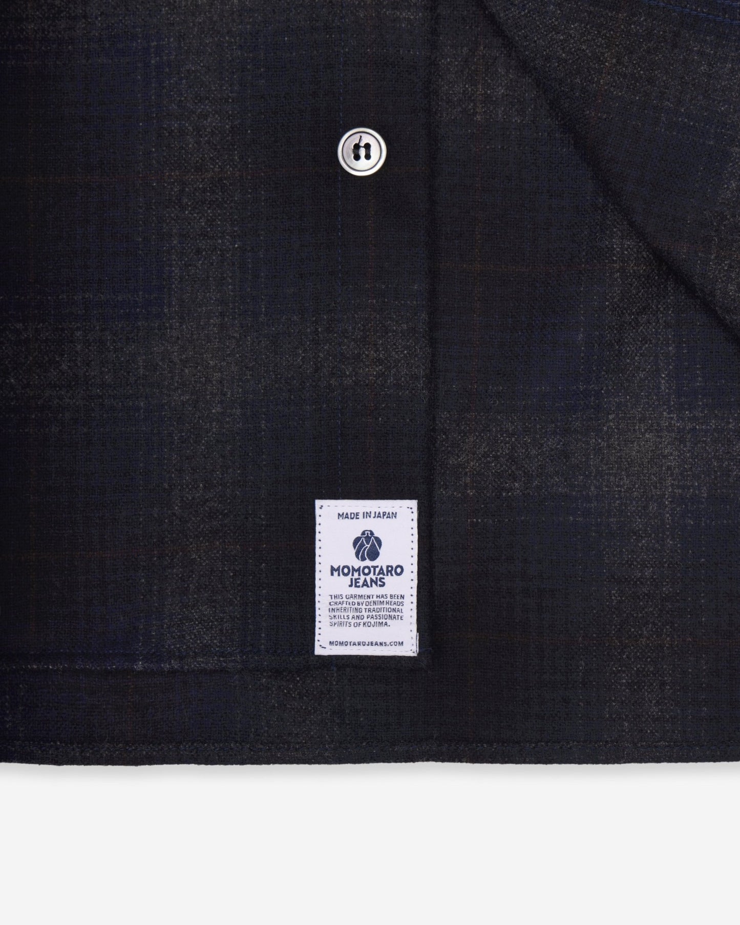 WOOL×CASHMERE OMBRE CHECK L/S SHIRT - MOMOTARO JEANS