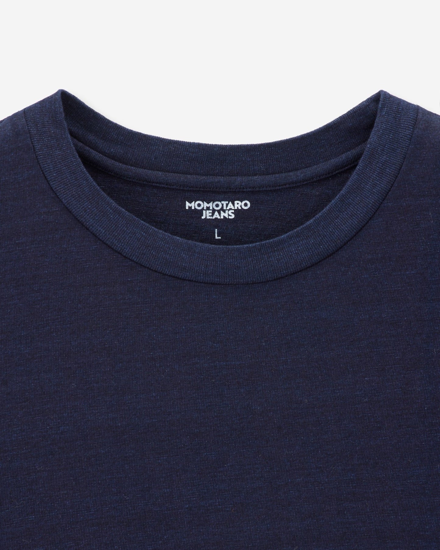YARN DYED L/S TEE - INDIGO - MOMOTARO JEANS