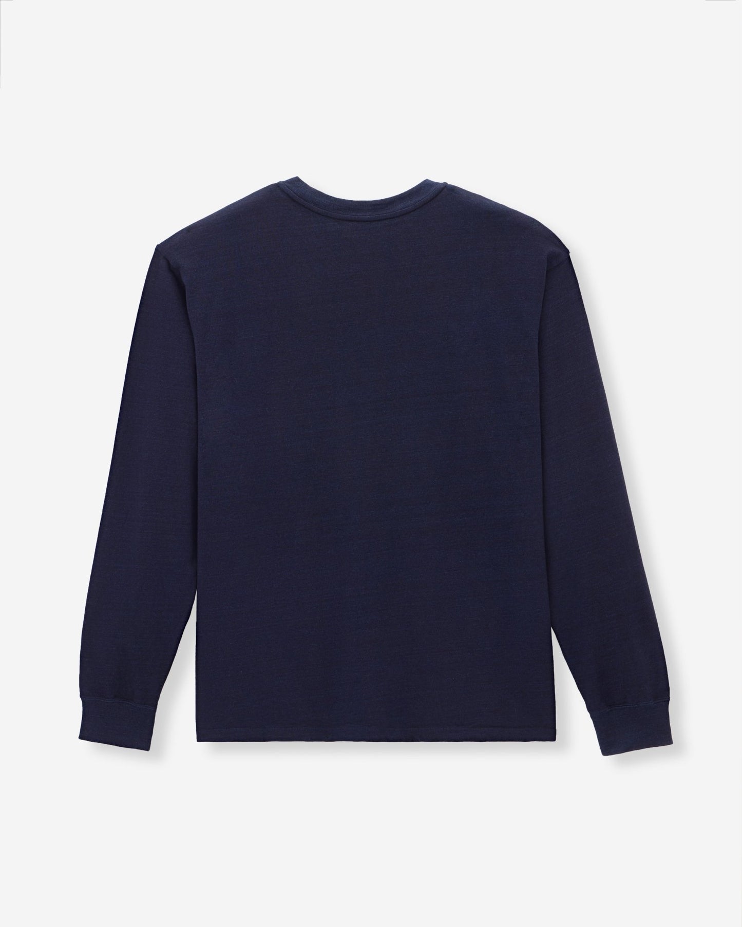 YARN DYED L/S TEE - INDIGO - MOMOTARO JEANS