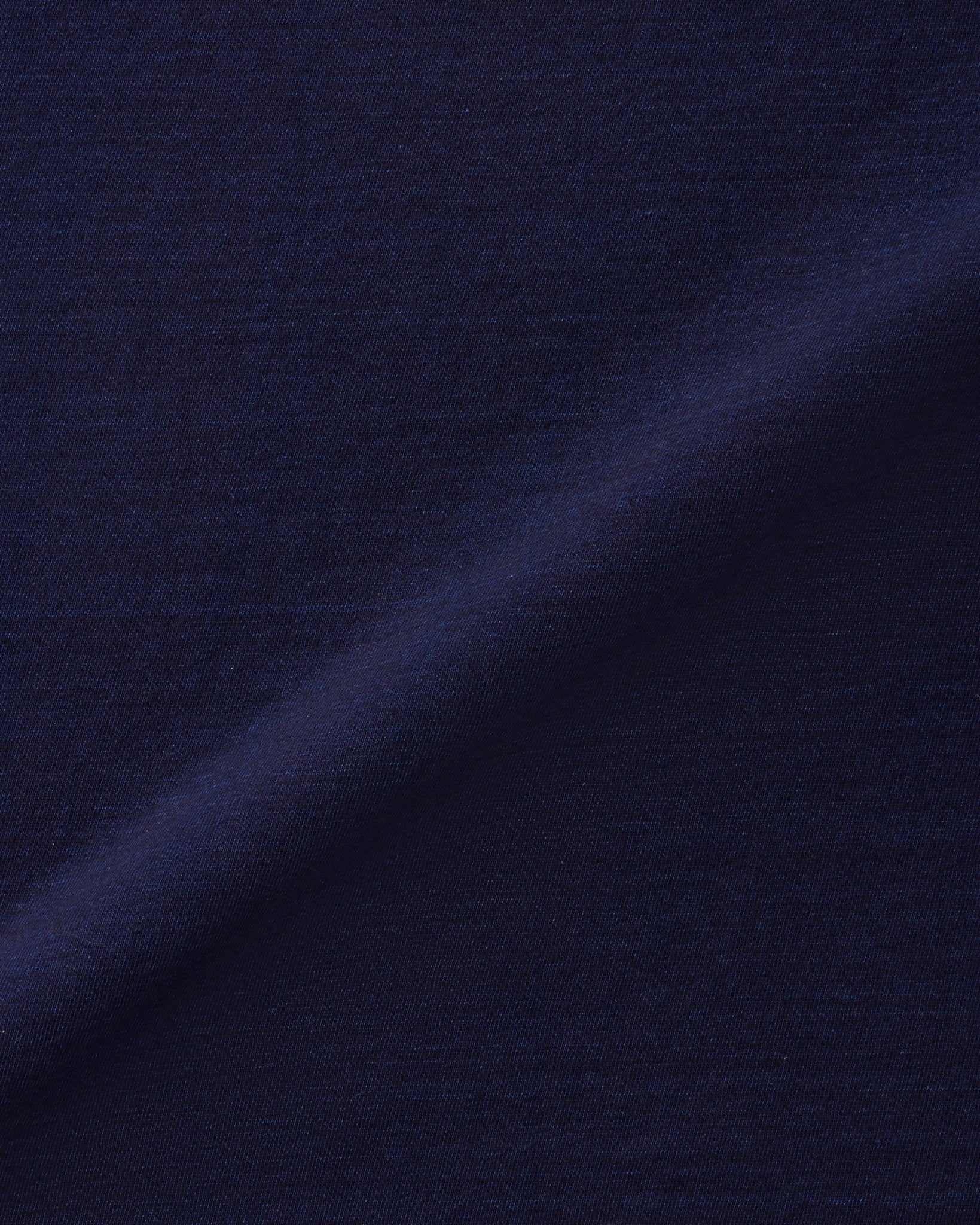 YARN DYED L/S TEE - INDIGO - MOMOTARO JEANS