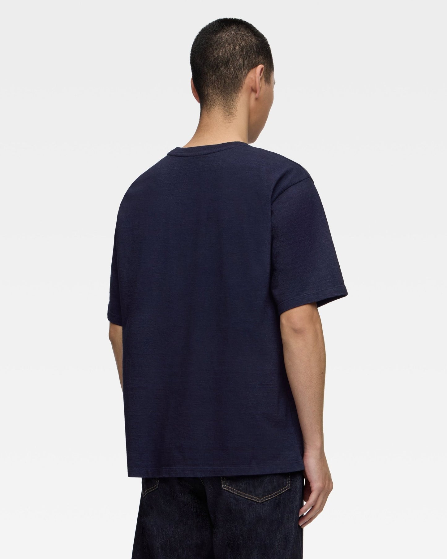 YARN DYED S/S TEE - SNAKE - MOMOTARO JEANS