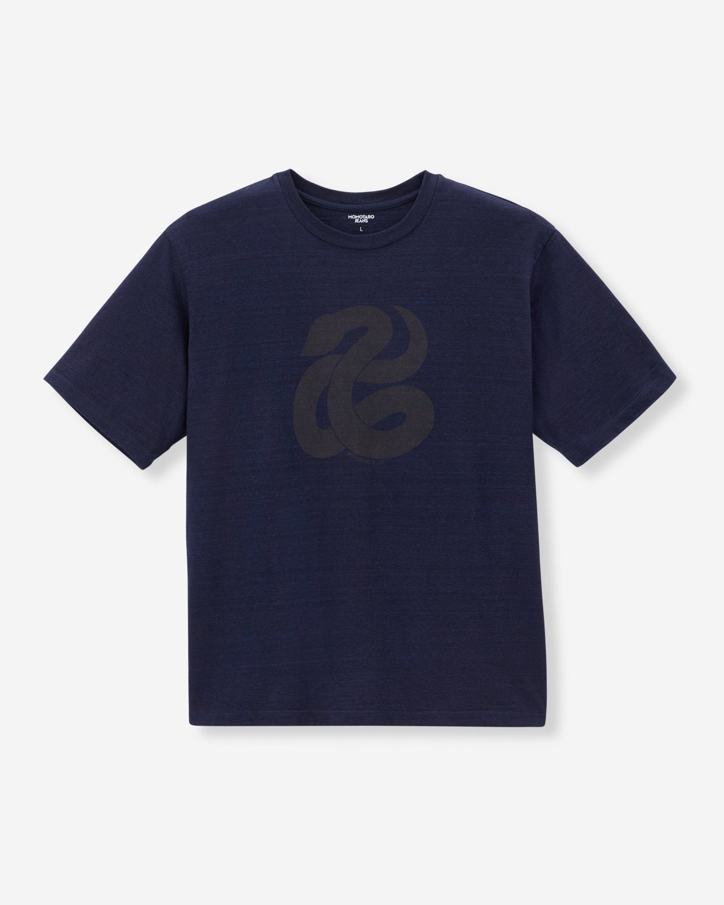 YARN DYED S/S TEE - SNAKE - MOMOTARO JEANS